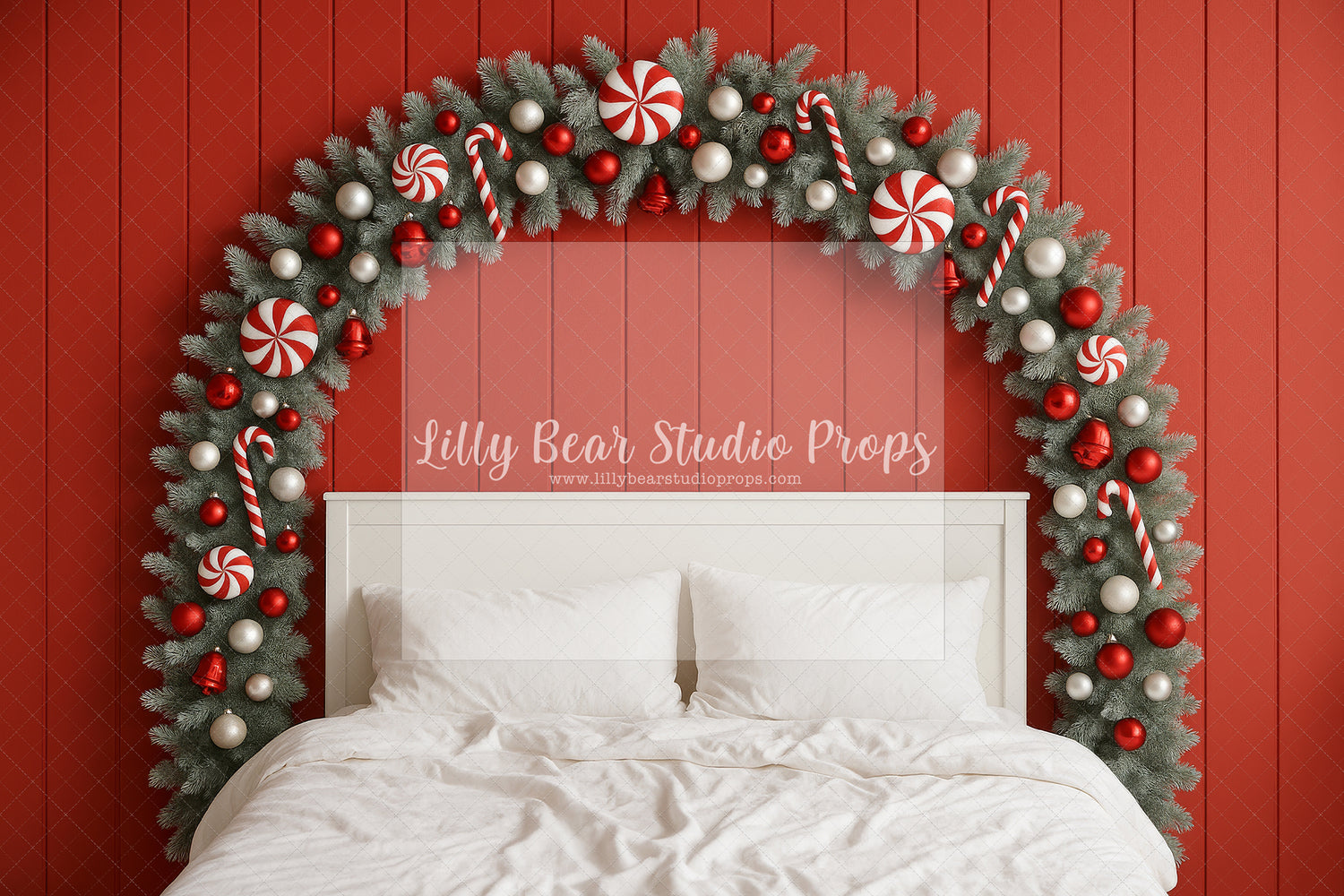 Candy Cane Arch Headboard