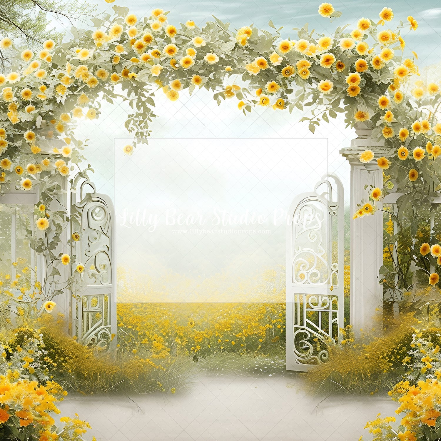 Caroline Yellow Garden Entrance