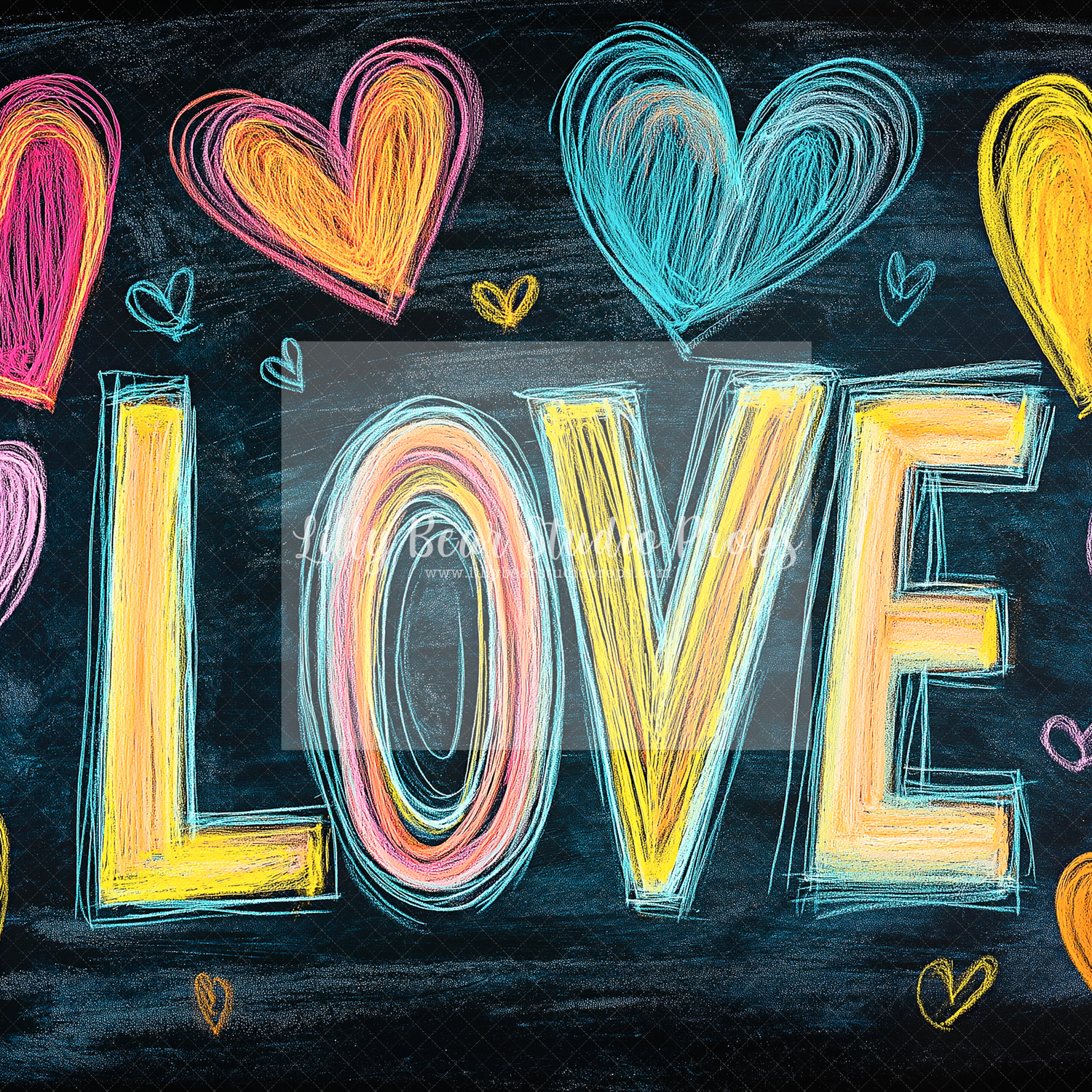 Chalk Love Wall