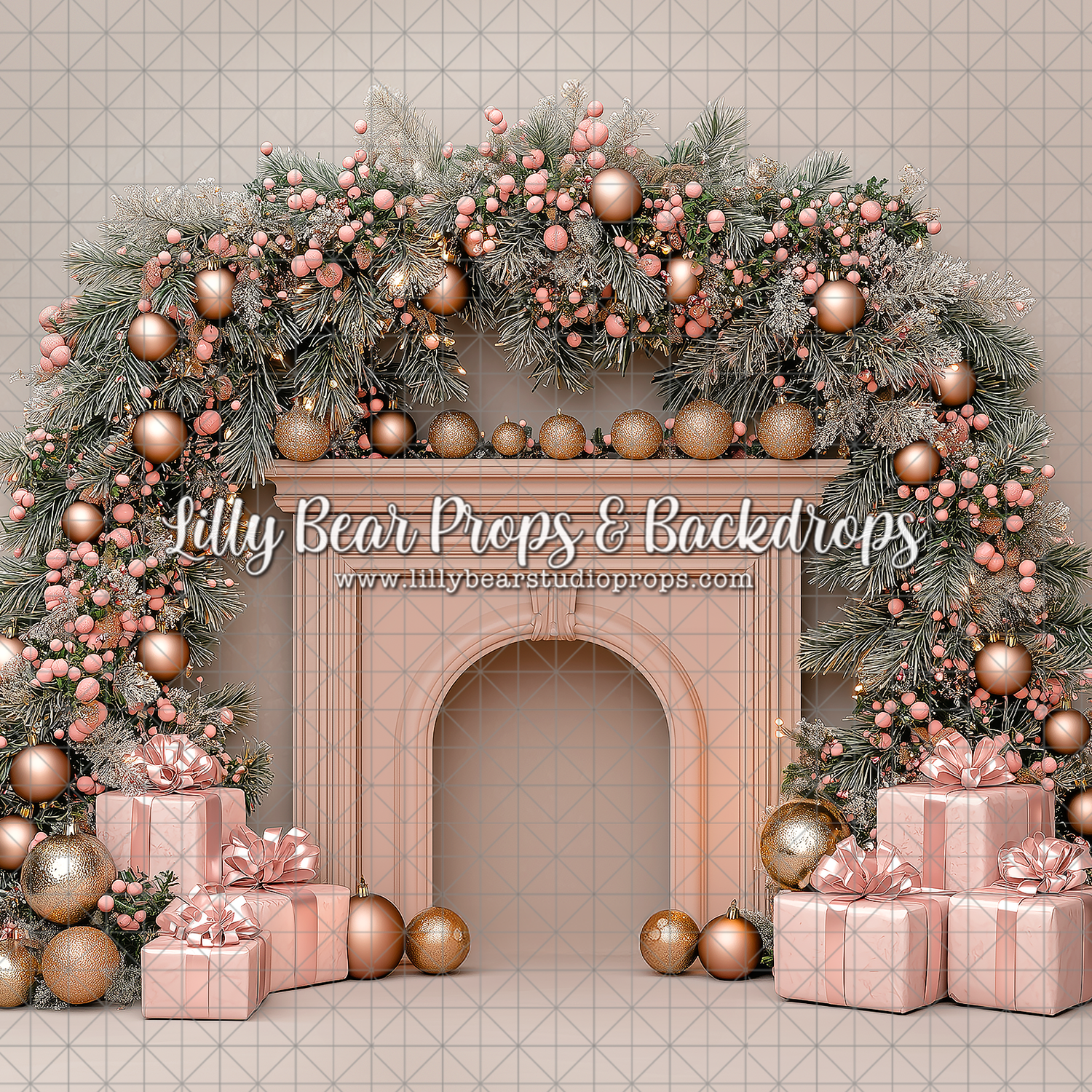 Champagne Blush Mantle