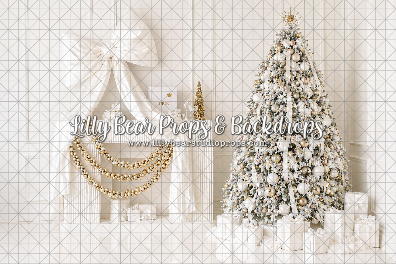 Champagne Elegance Mantel