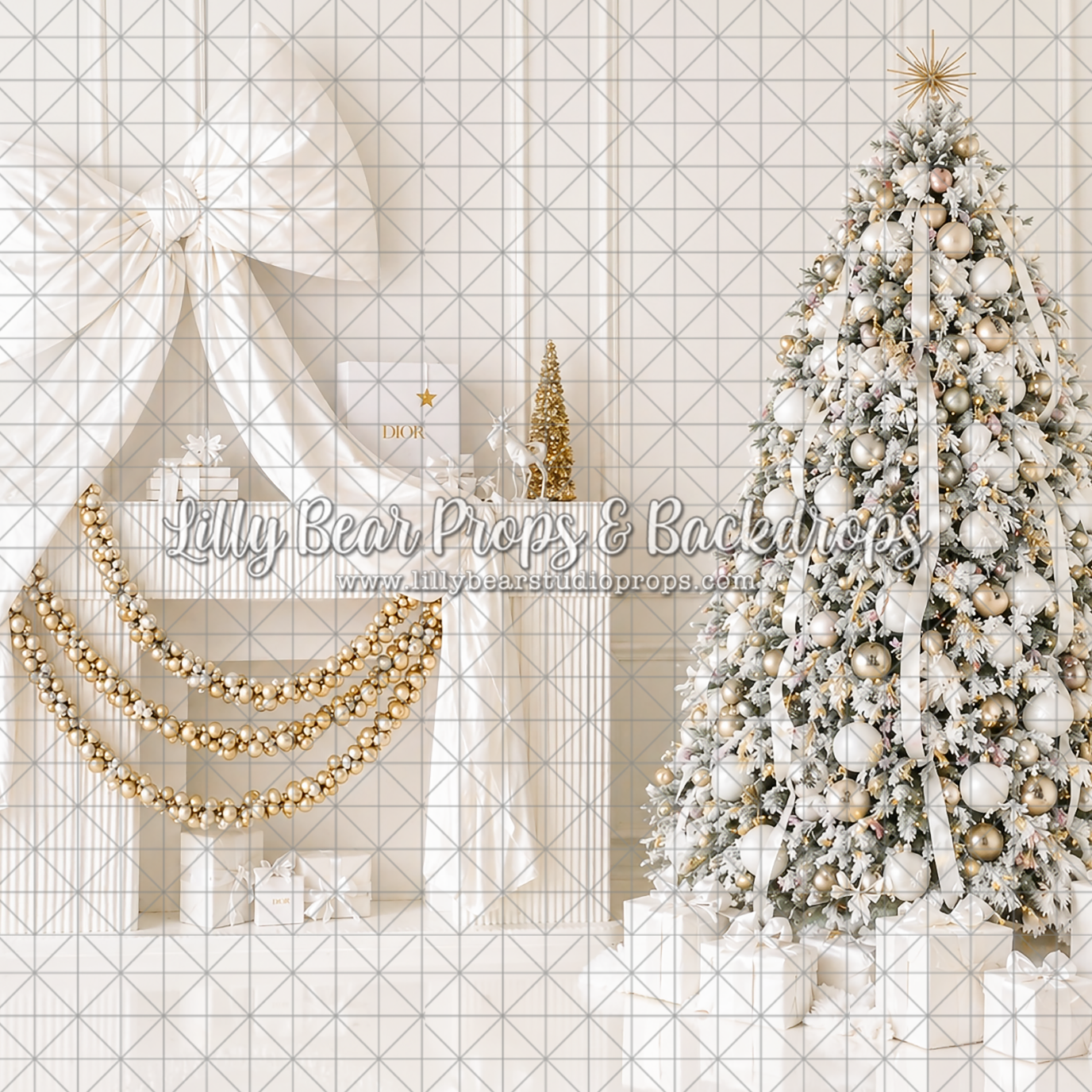 Champagne Elegance Mantel
