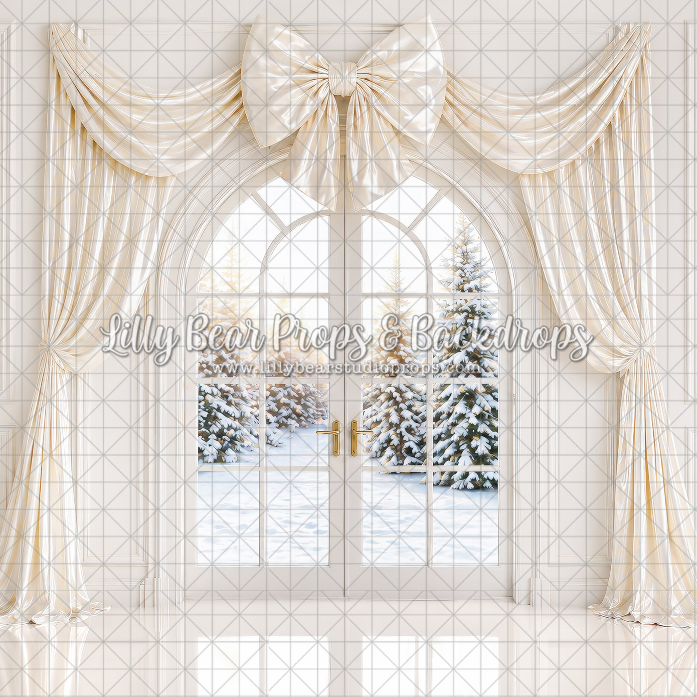 Champagne Elegance Window