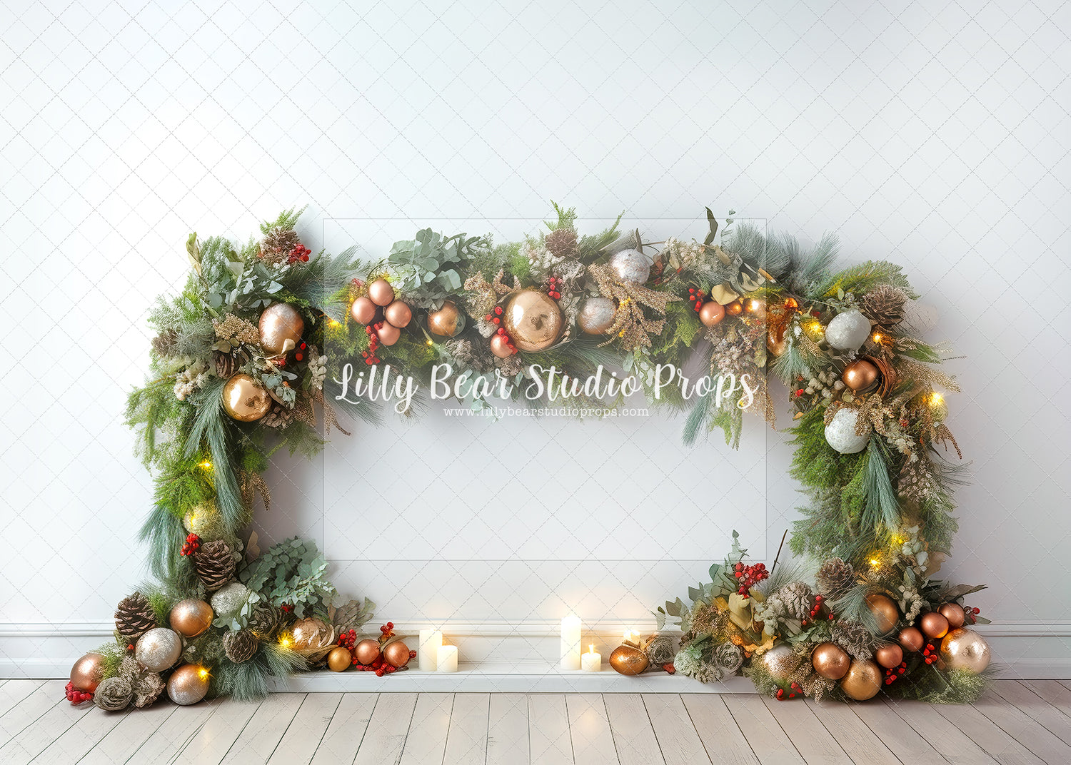 Christmas Evergreen Headboard