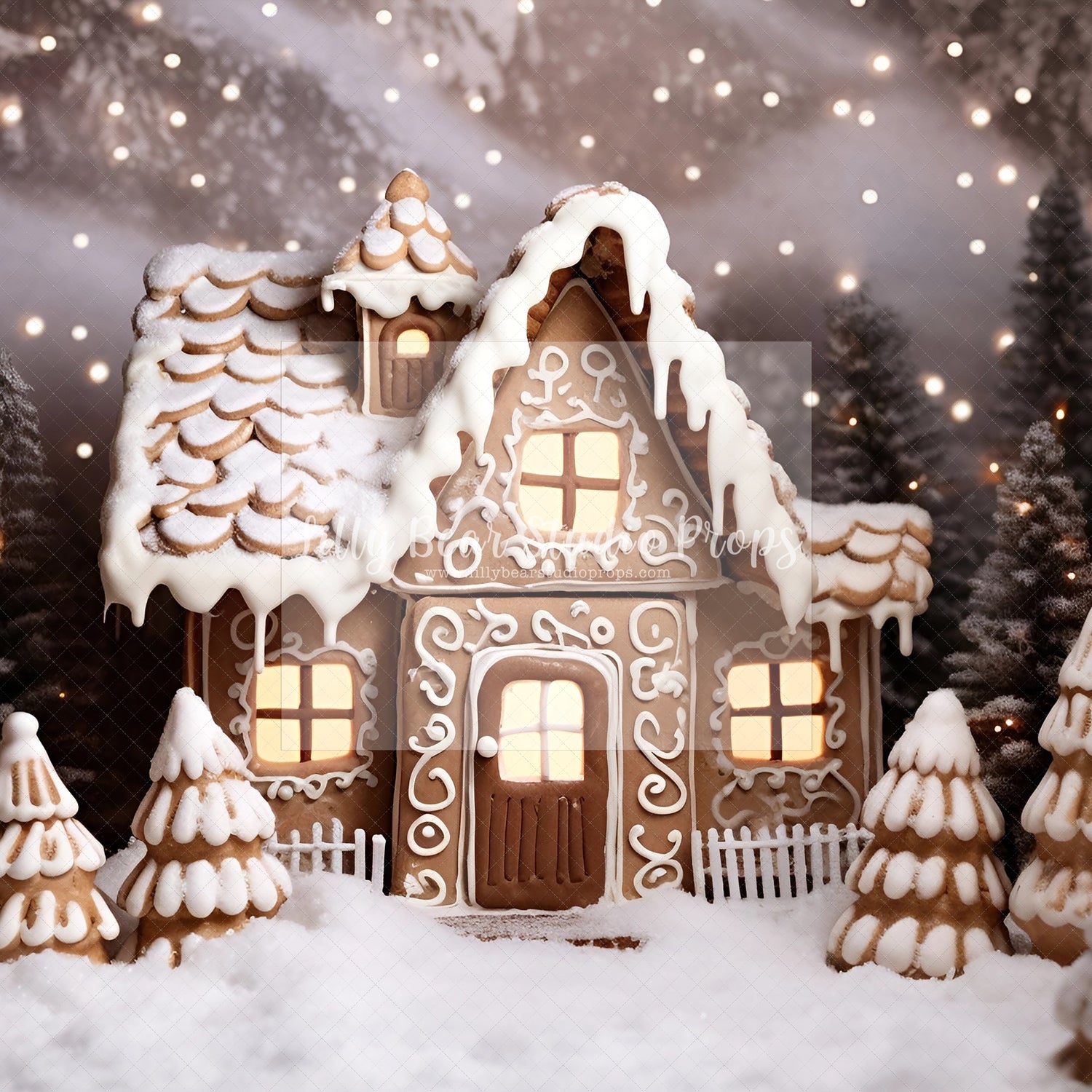 Christmas Gingerbread Cottage -Encanto Designs -15
