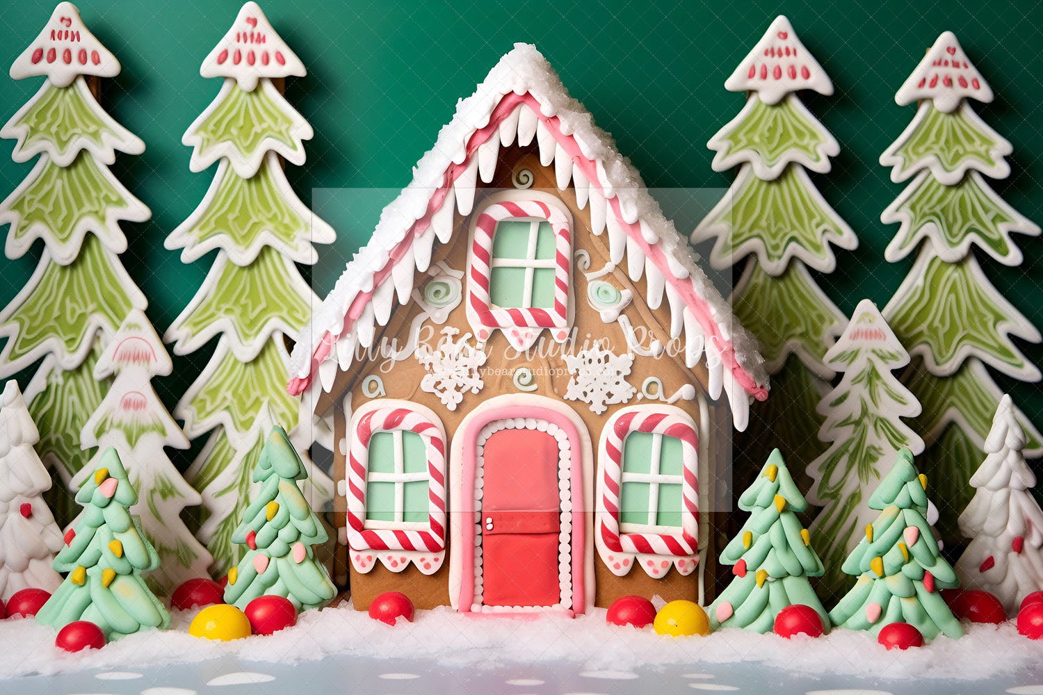 Christmas Gingerbread Cottage -Encanto Designs -22