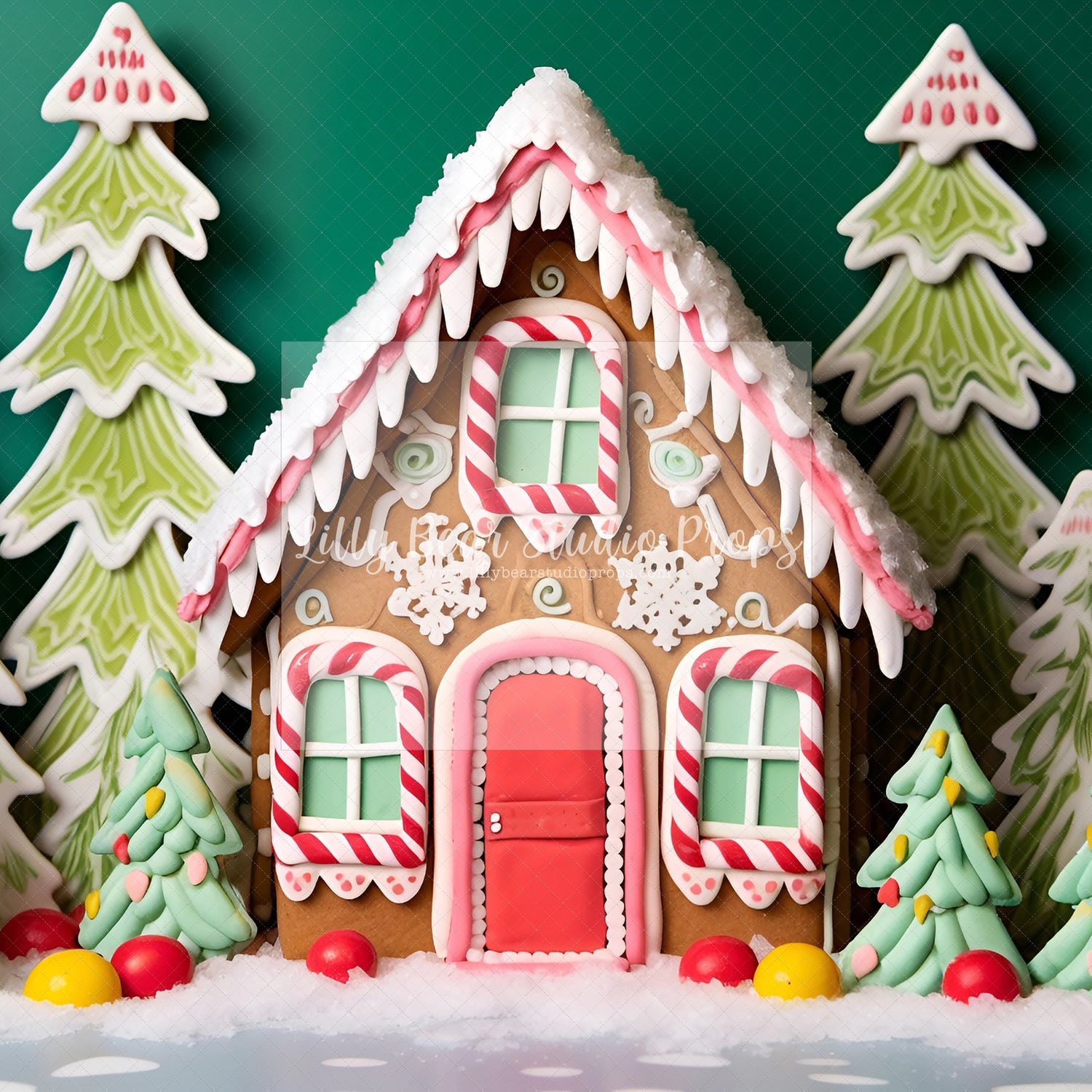 Christmas Gingerbread Cottage -Encanto Designs -22