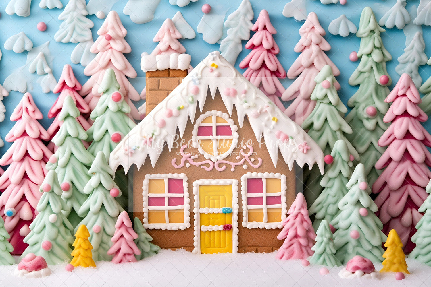 Christmas Gingerbread Cottage -Encanto Designs -3