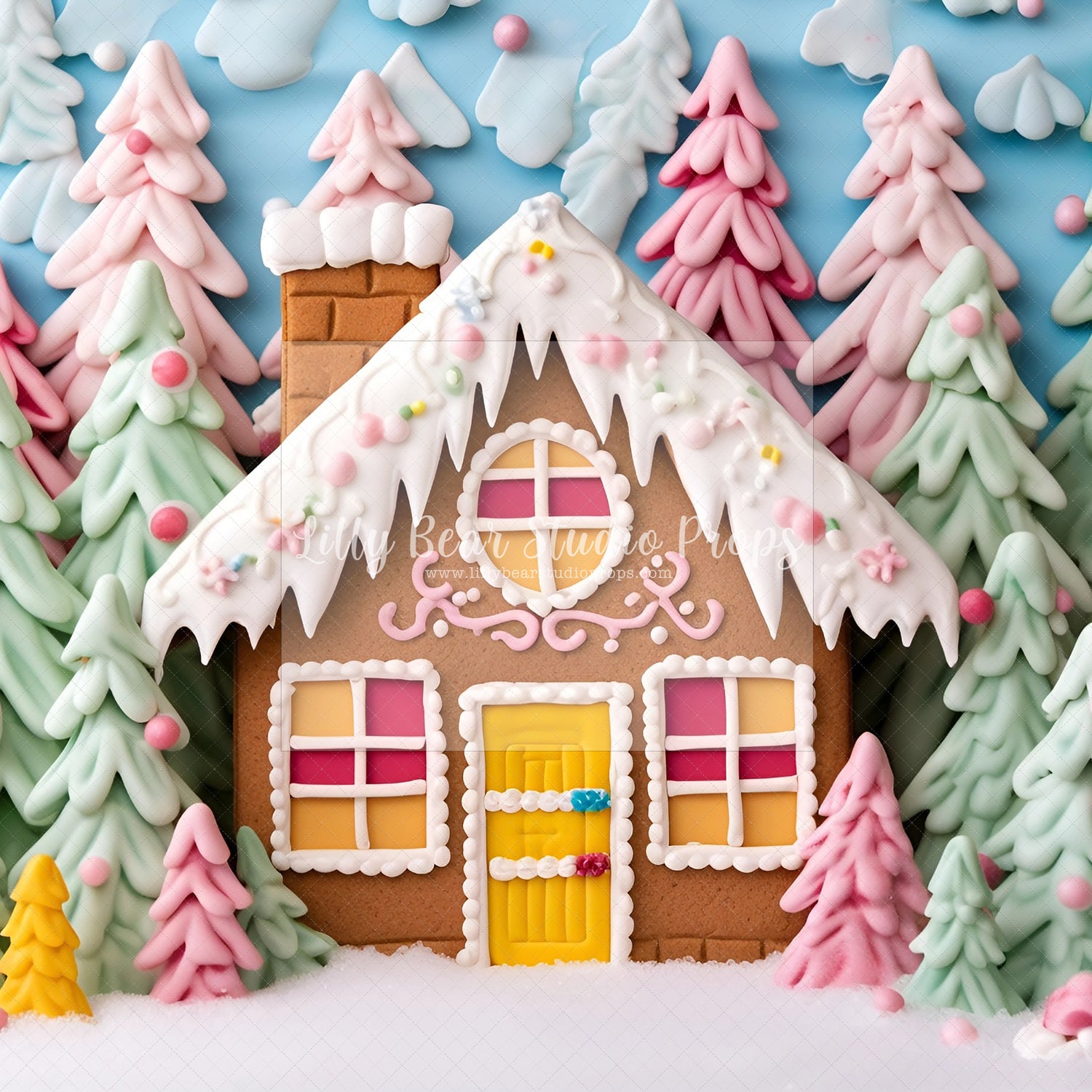 Christmas Gingerbread Cottage -Encanto Designs -3