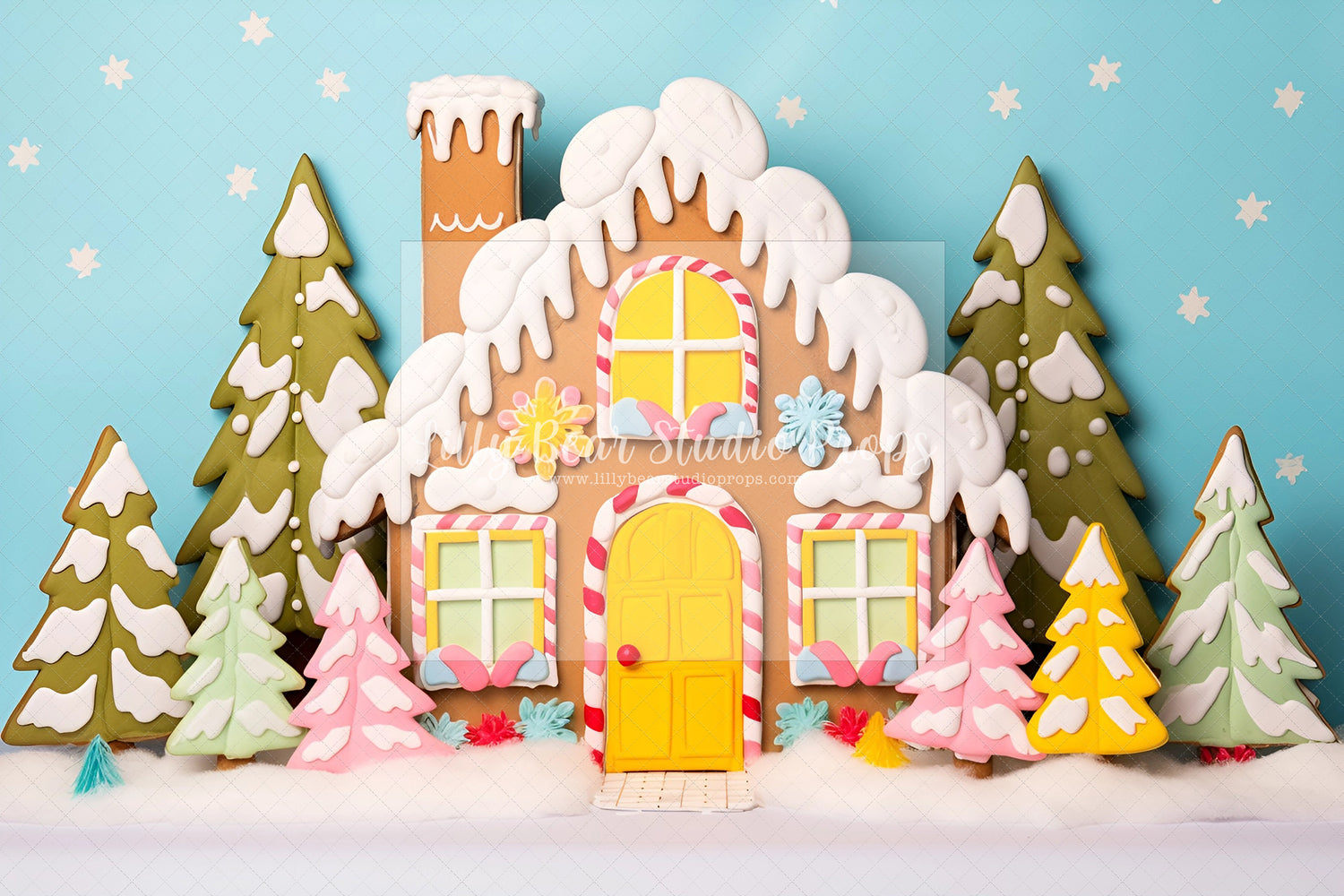 Colourful Gingerbread Cottage