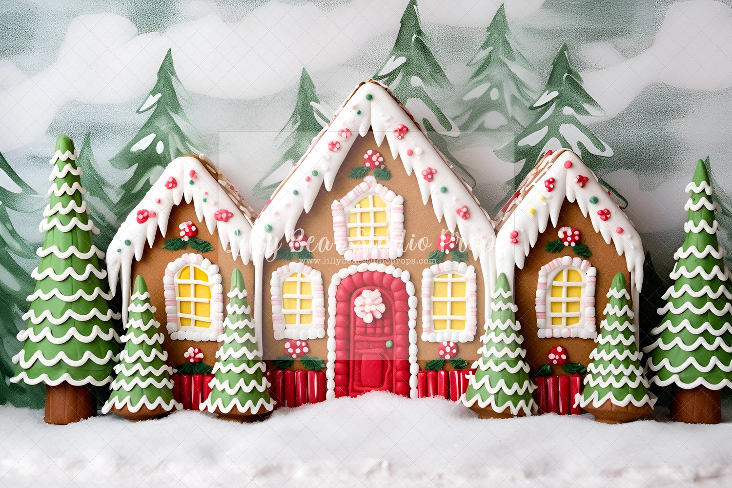 Christmas Gingerbread Cottage -Encanto Designs -6