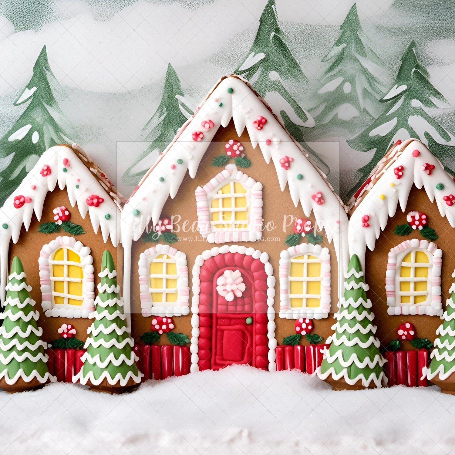 Christmas Gingerbread Cottage -Encanto Designs -6