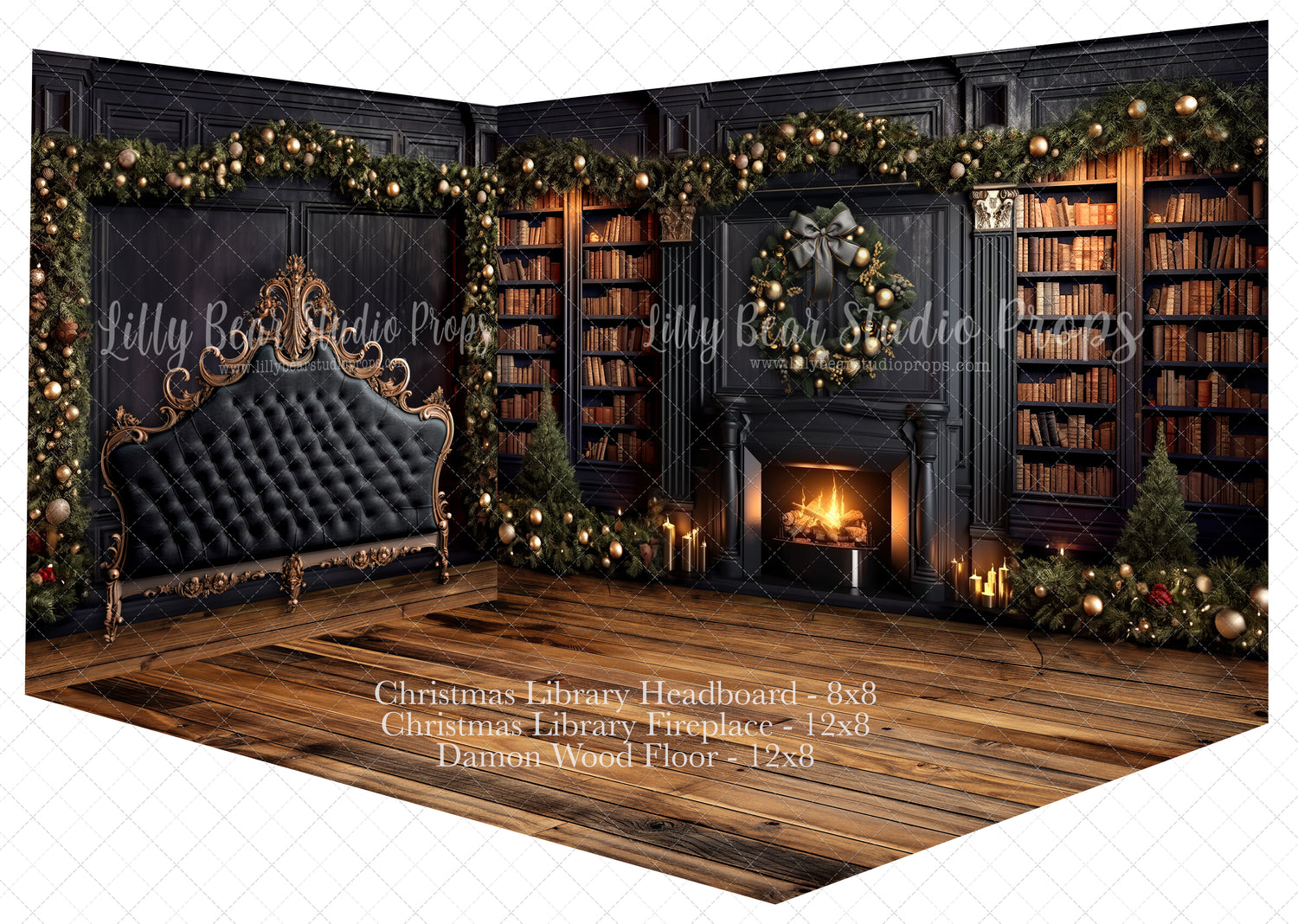 Book Nook Fireplace Room