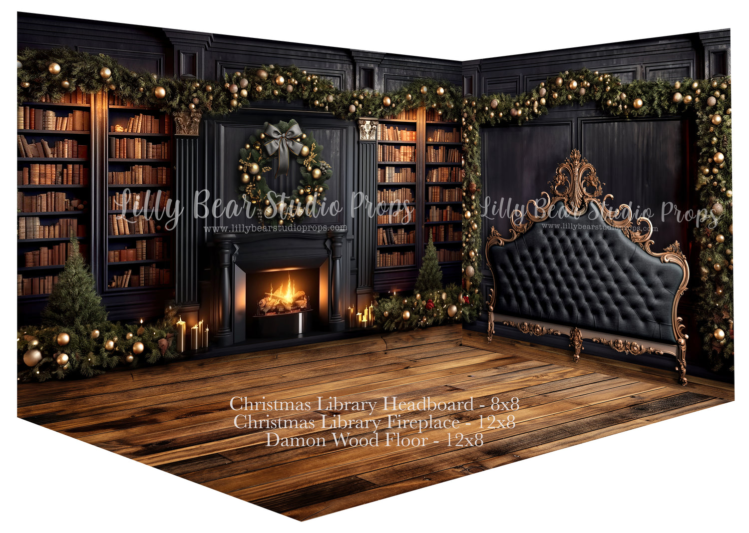 Book Nook Fireplace Room