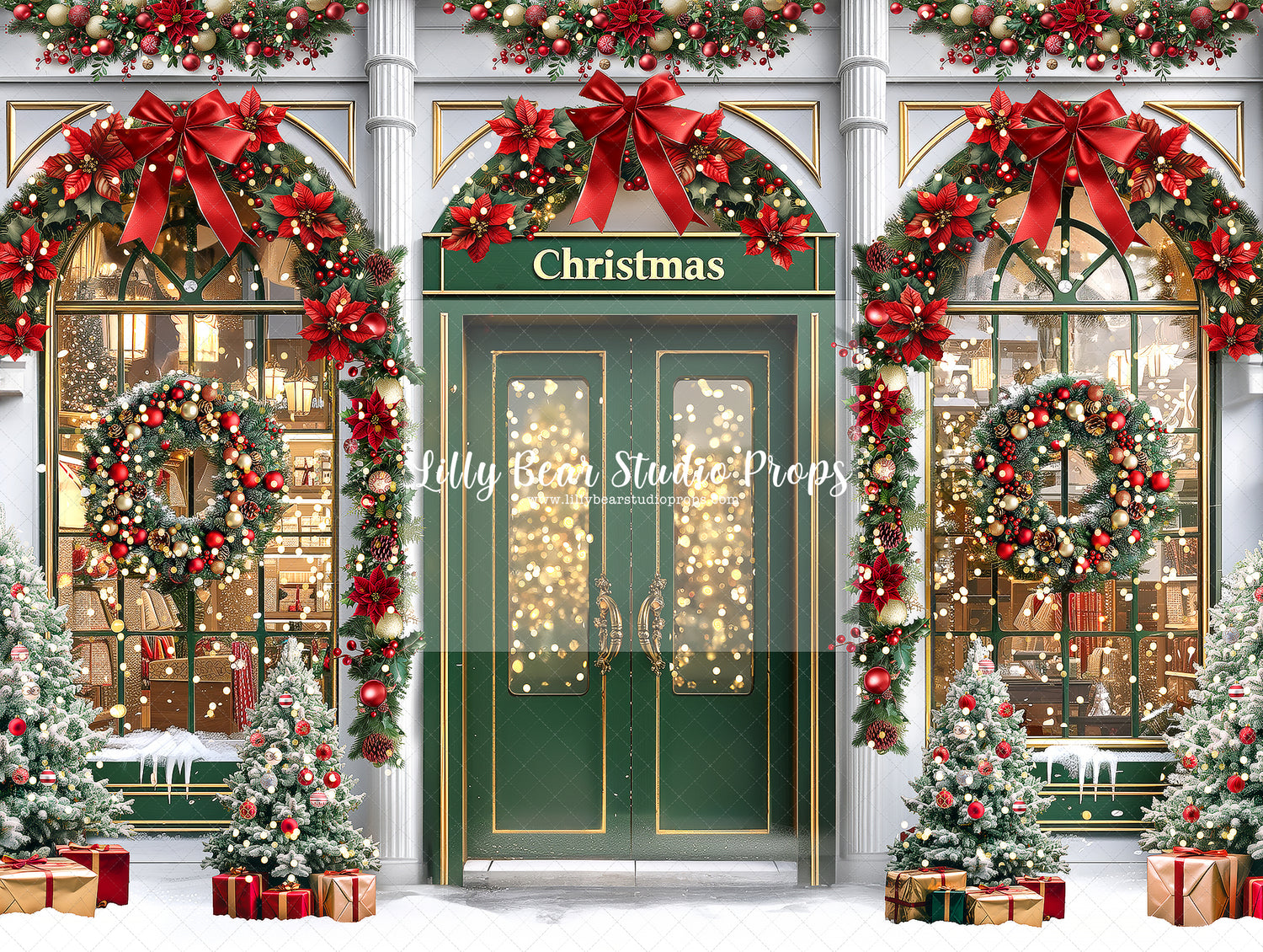 Christmas Main Street & Alley - 2pc Room