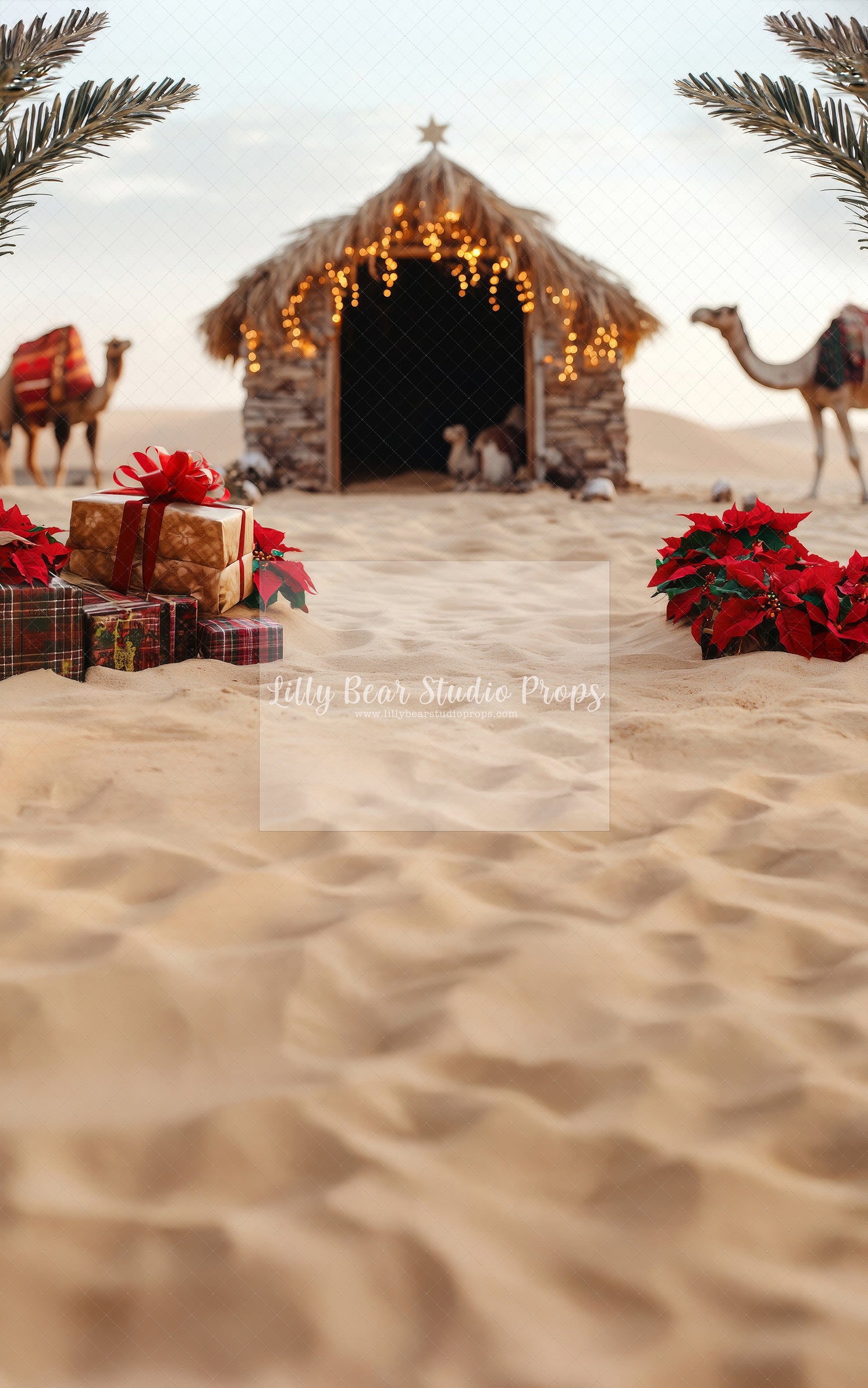 Christmas Manger Nativity Camels - Sweep Option