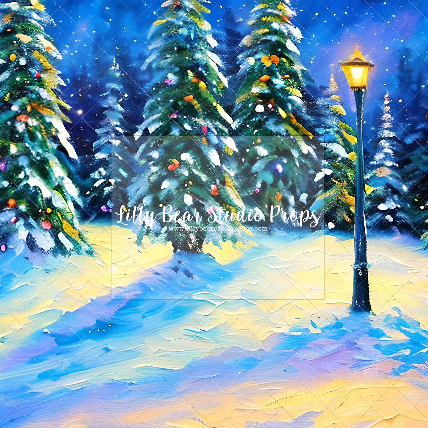 Christmas Tree Lamp Post