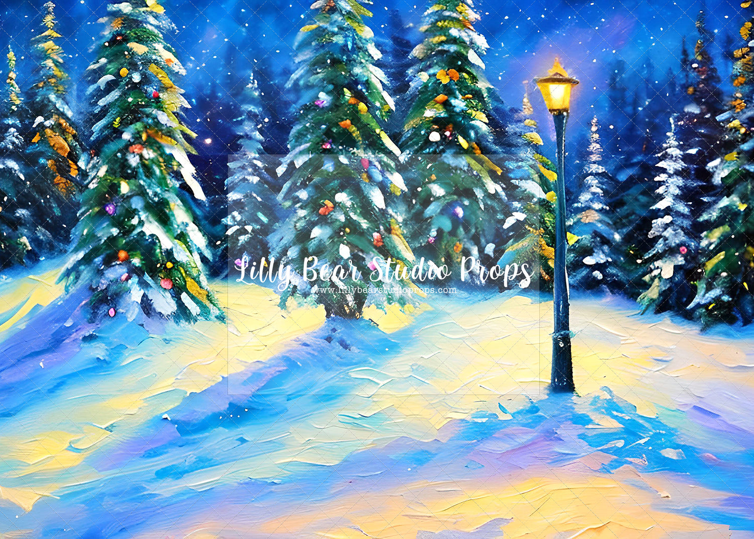 Christmas Tree Lamp Post