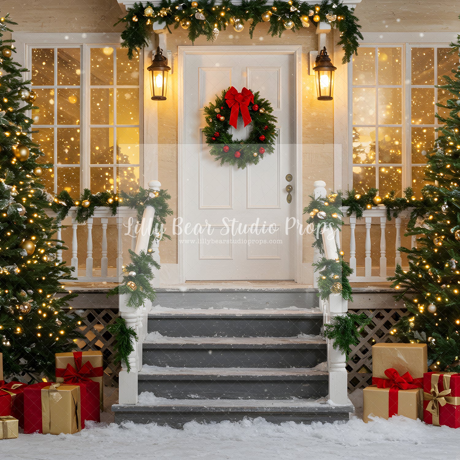 Classic Christmas Stoop