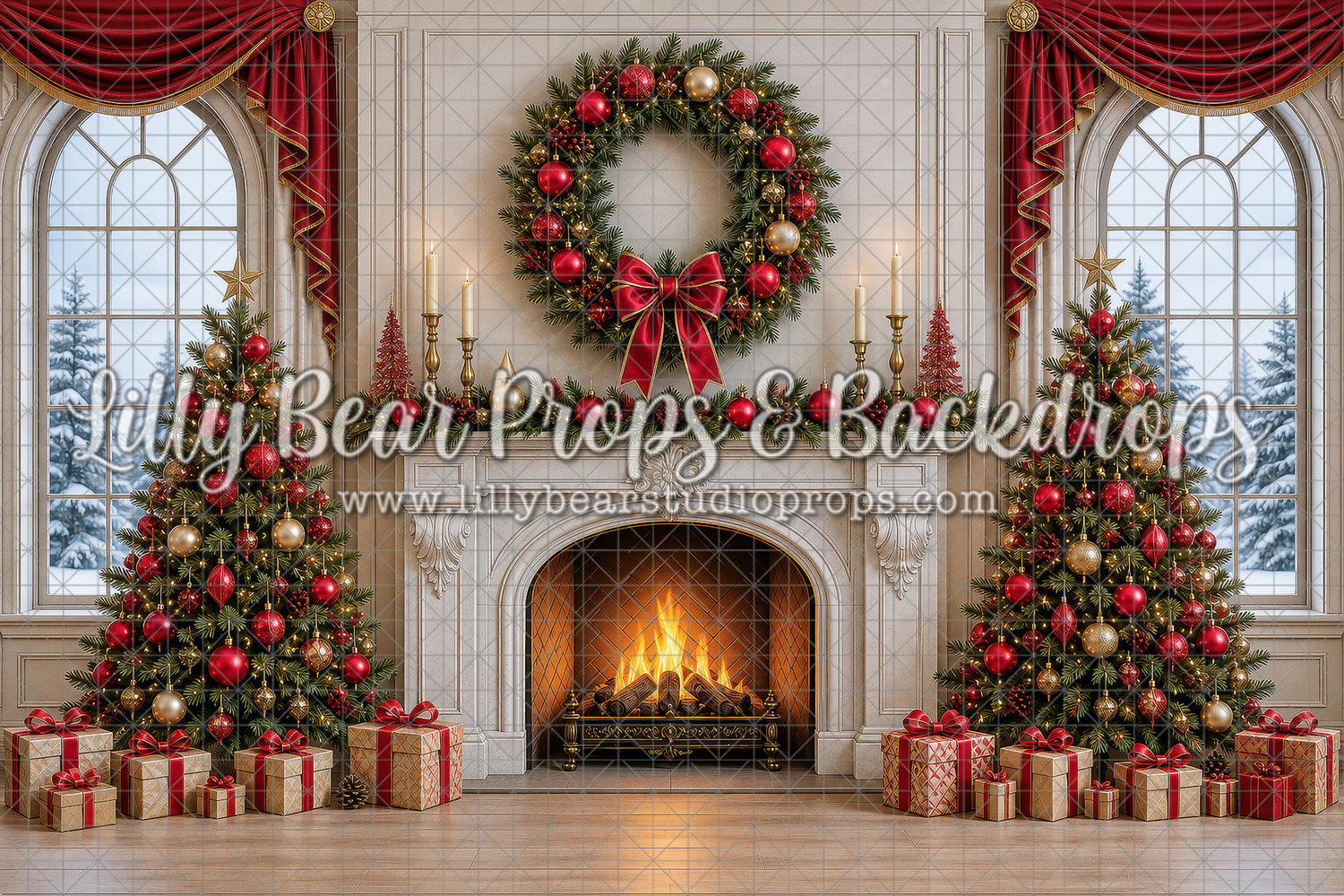 Classic Noel Fireplace