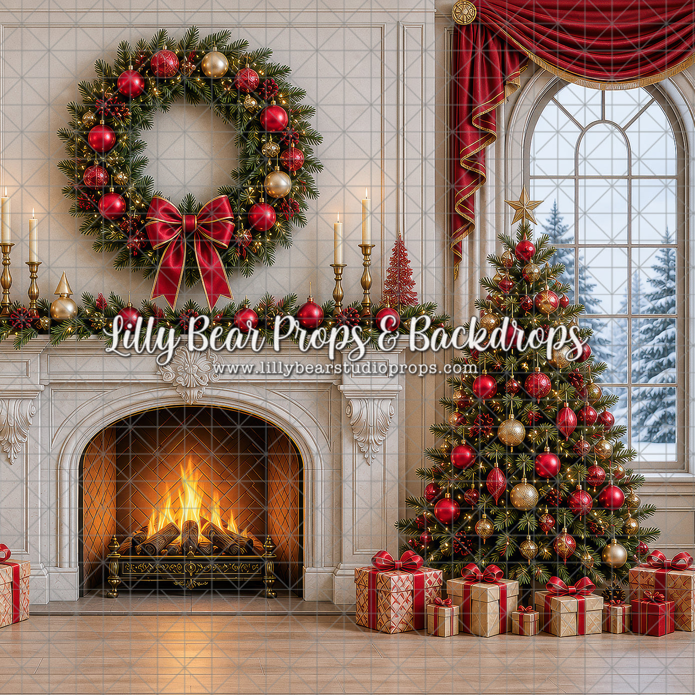 Classic Noel Fireplace