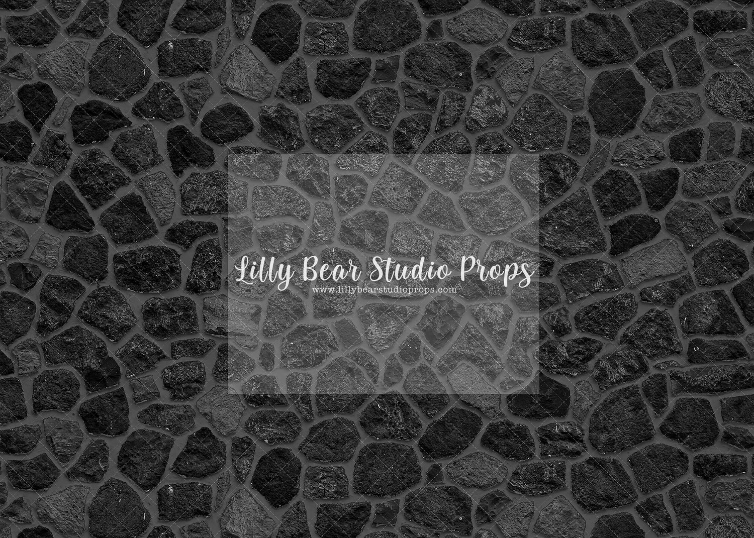Coal Cobblestones Floor