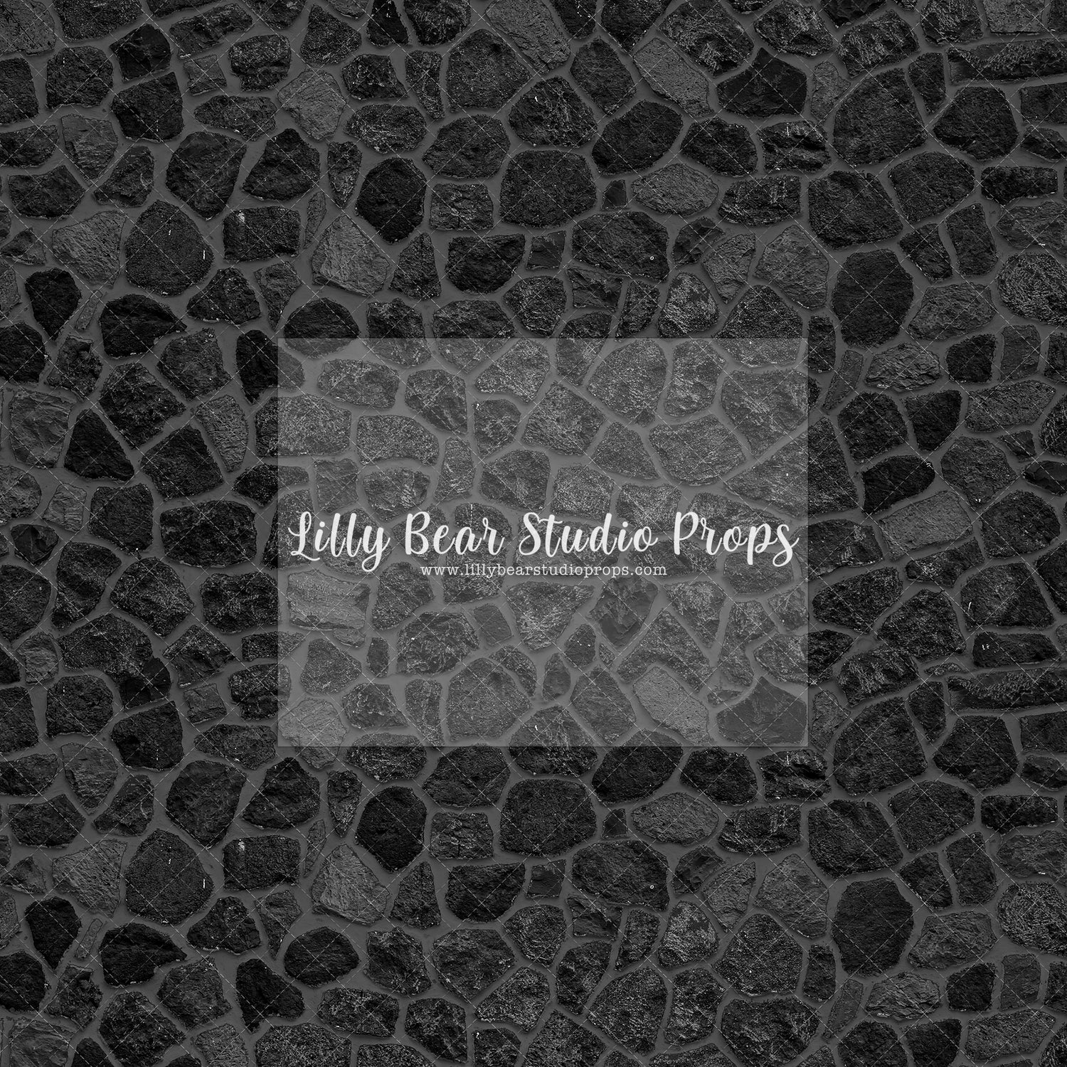 Coal Cobblestones Floor