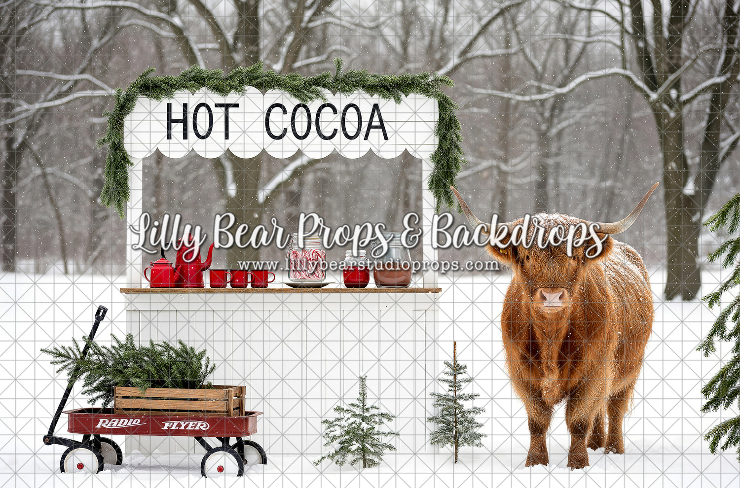 Cocoa & Pines Market Stand