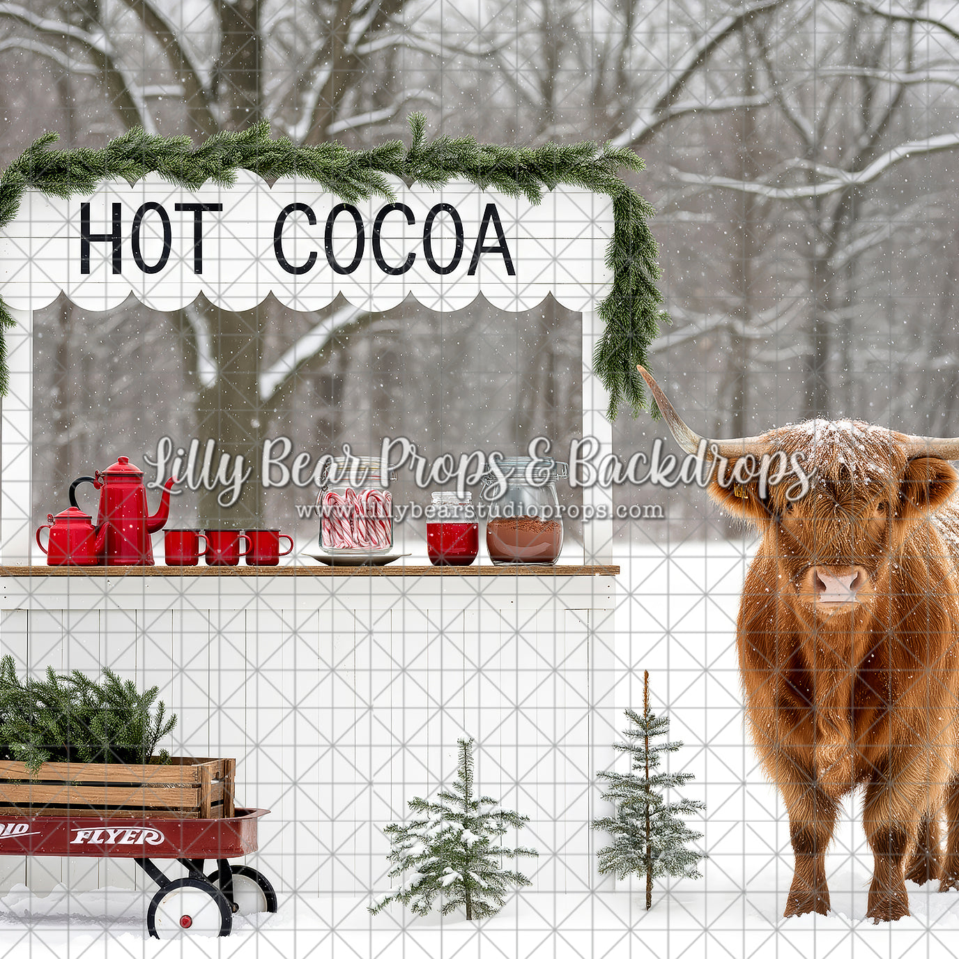 Cocoa & Pines Market Stand