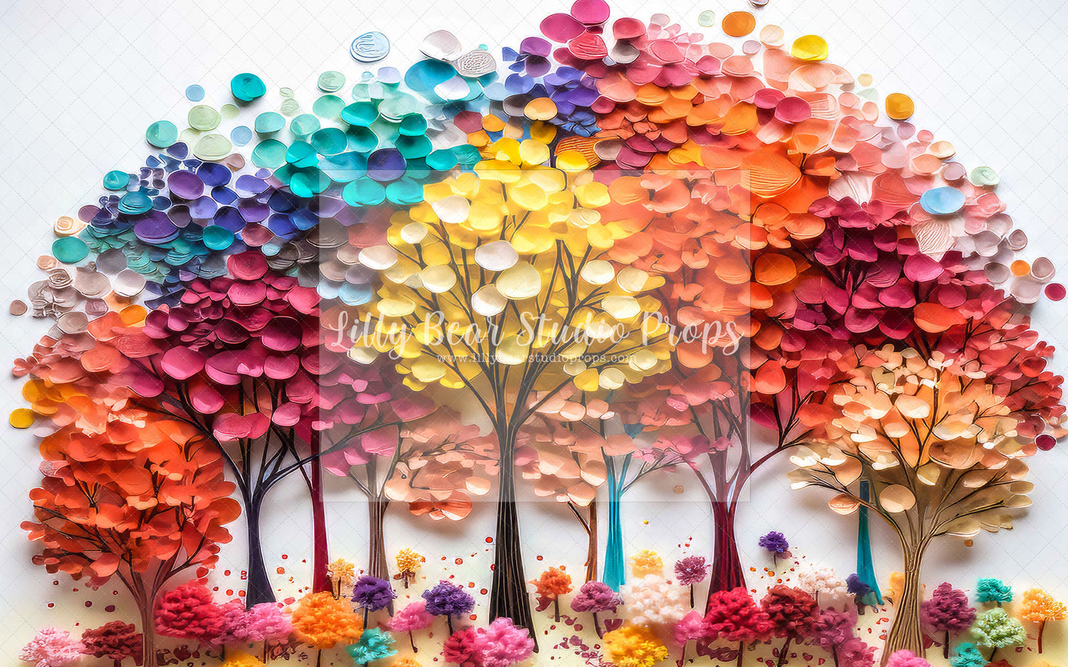 Colorful Abstract Trees