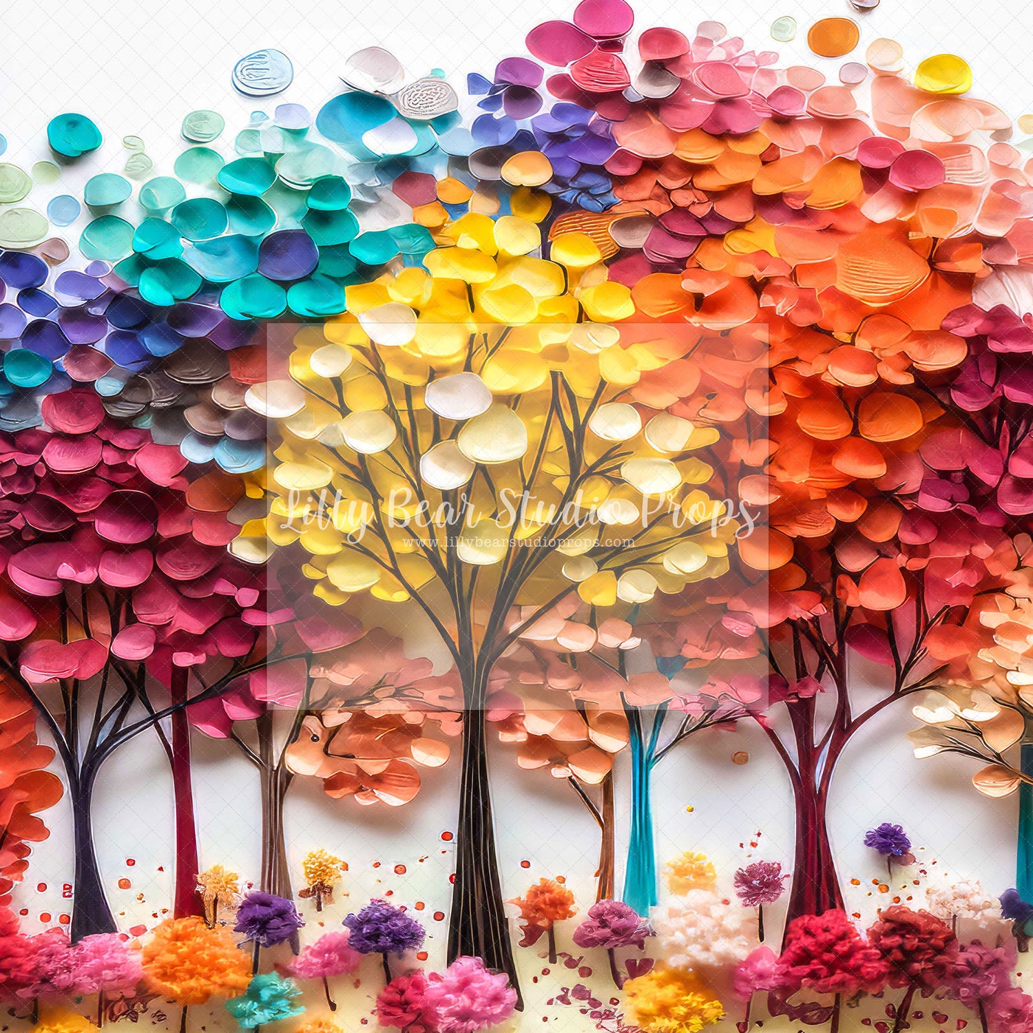 Colorful Abstract Trees