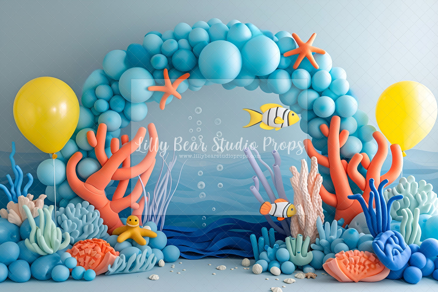 Coral Reef Under the Sea Balloons