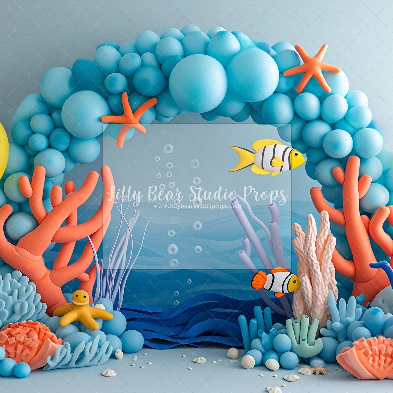 Coral Reef Under the Sea Balloons