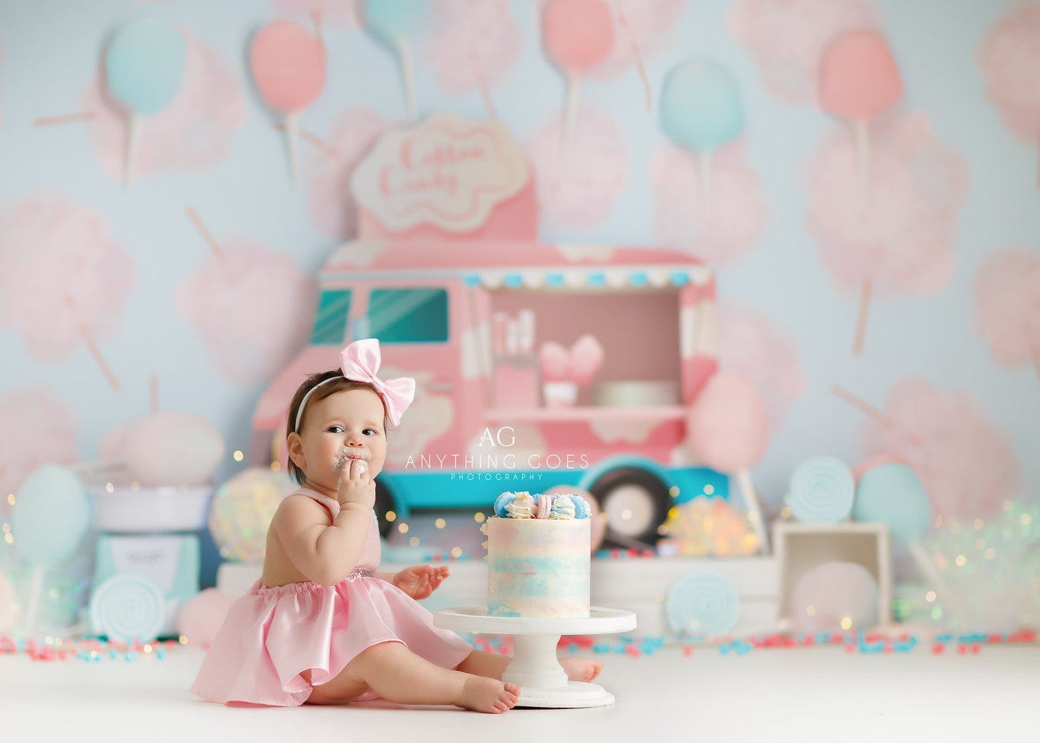 Cotton Candy - 96x60" Wrinkle Free Fabric RTS
