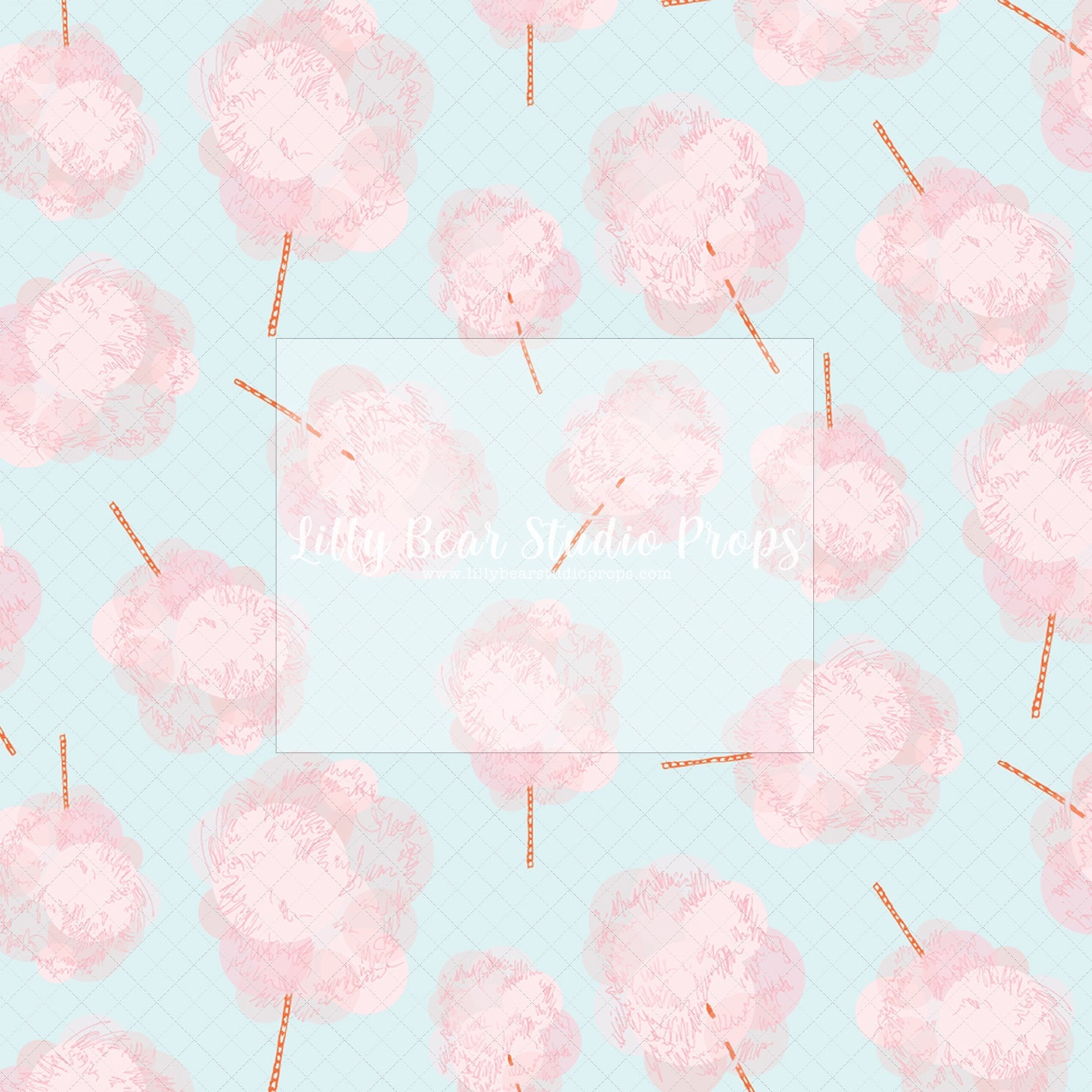 Cotton Candy - 96x60" Wrinkle Free Fabric RTS