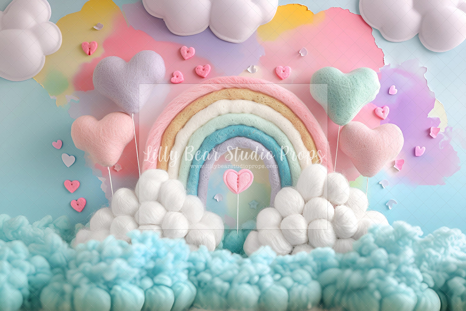 Cotton Texture Rainbow
