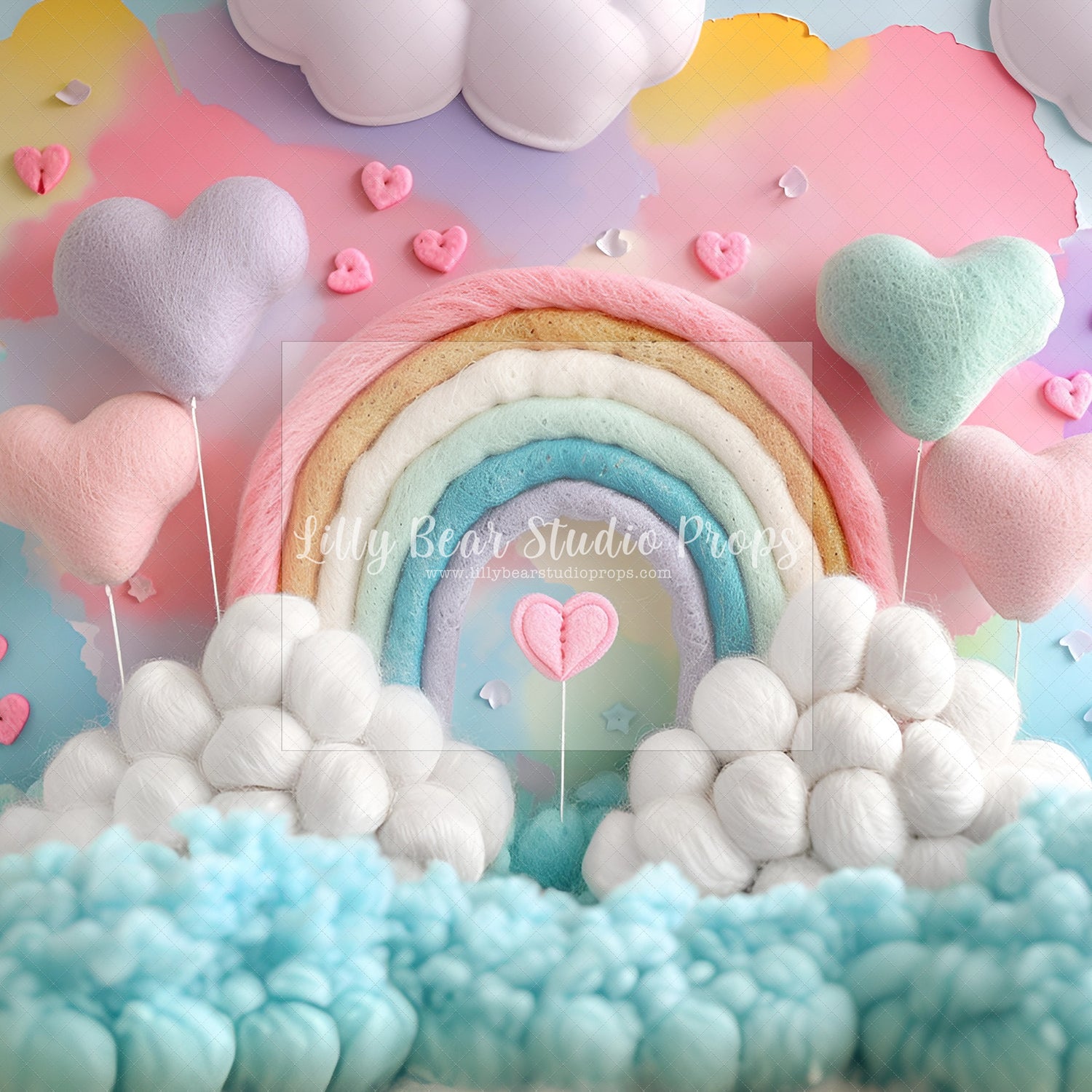 Cotton Texture Rainbow
