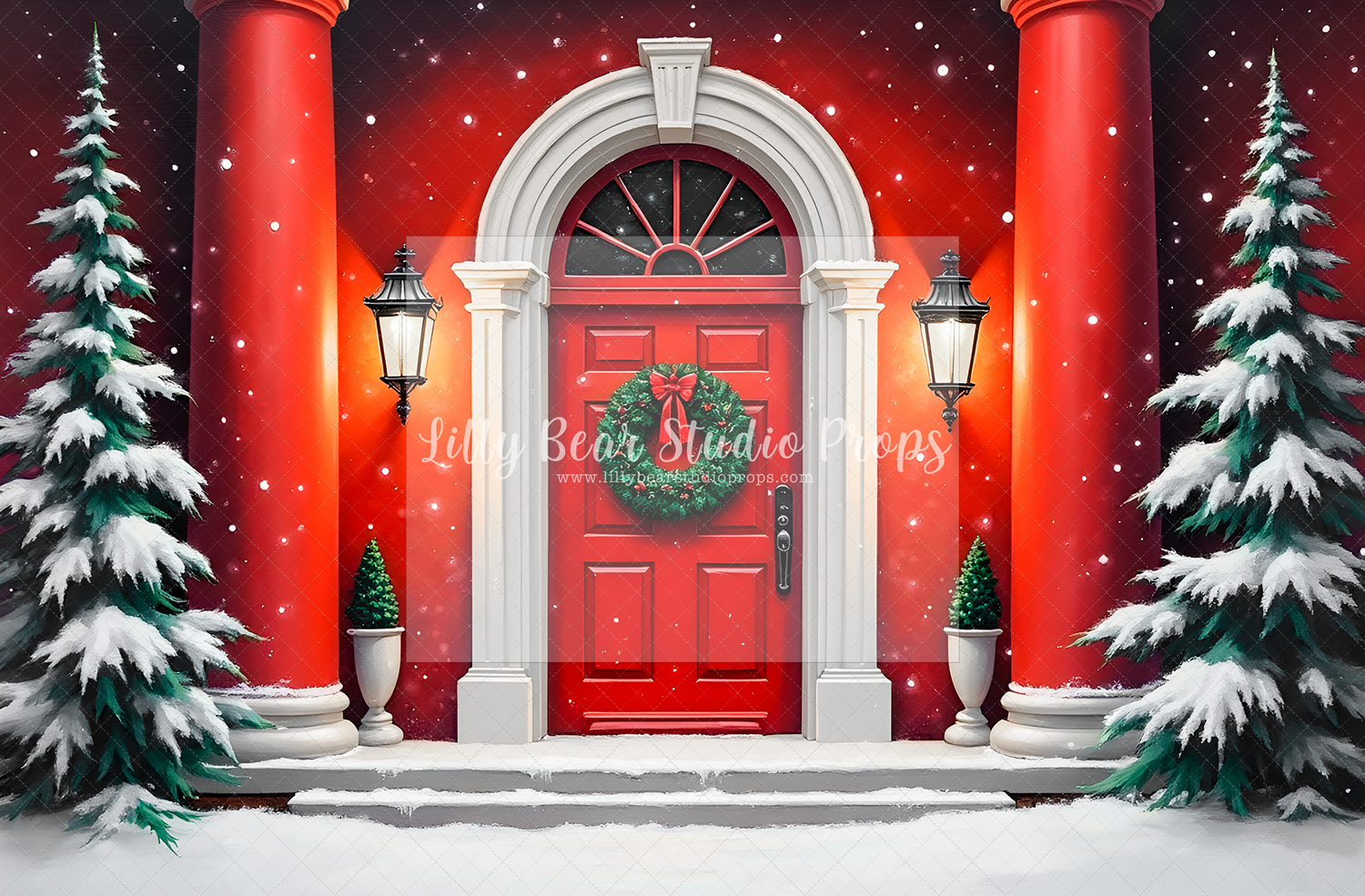 Crimson Christmas Cabin