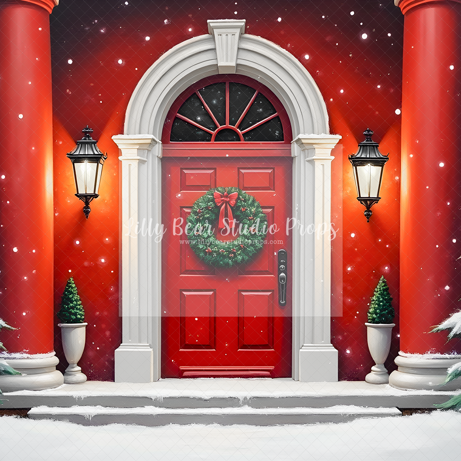 Crimson Christmas Cabin