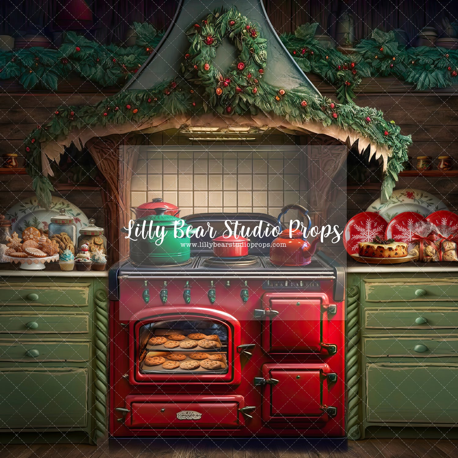 Vintage Cottage Kitchen Baking