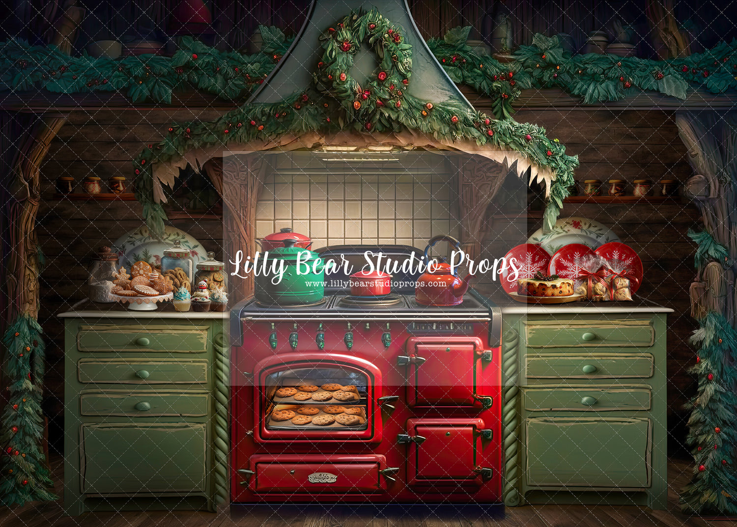 Vintage Cottage Kitchen Baking