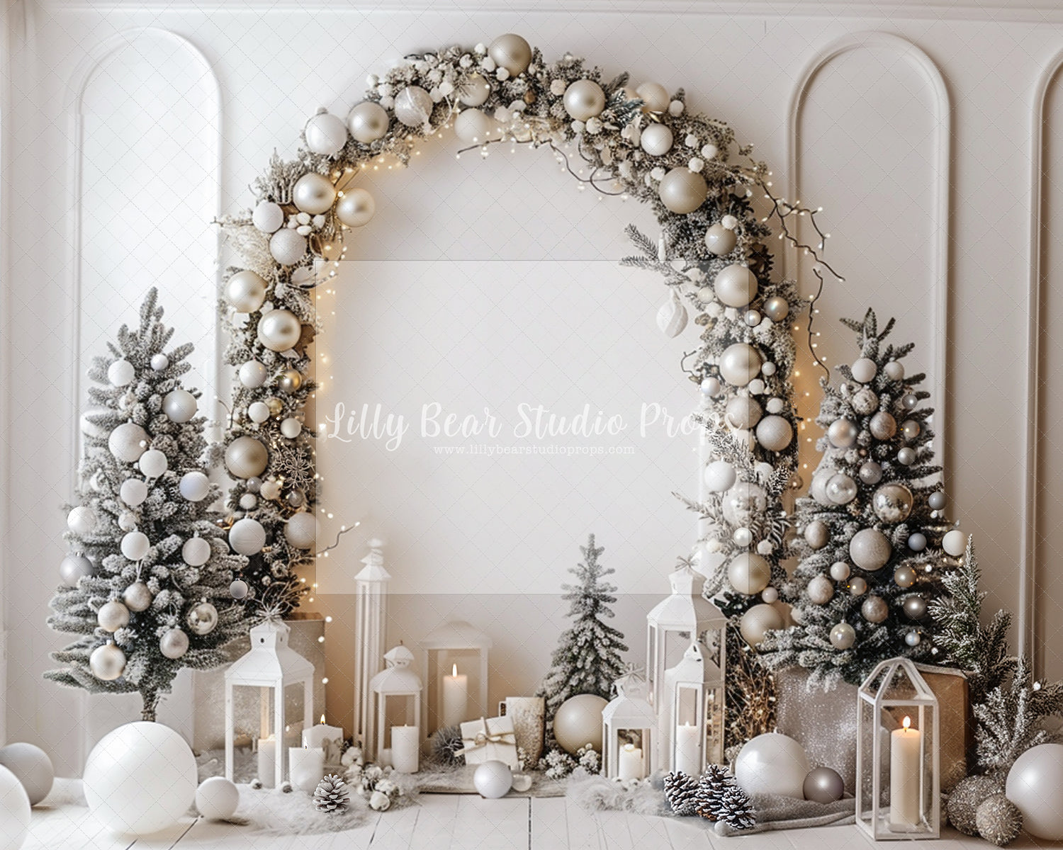 Deck the Halls Christmas Archway Wall
