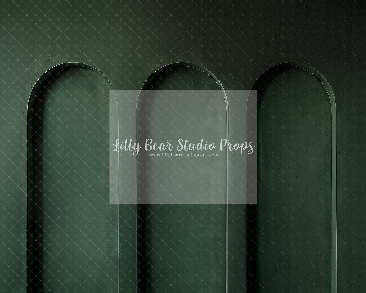Deep Green Arch Wall