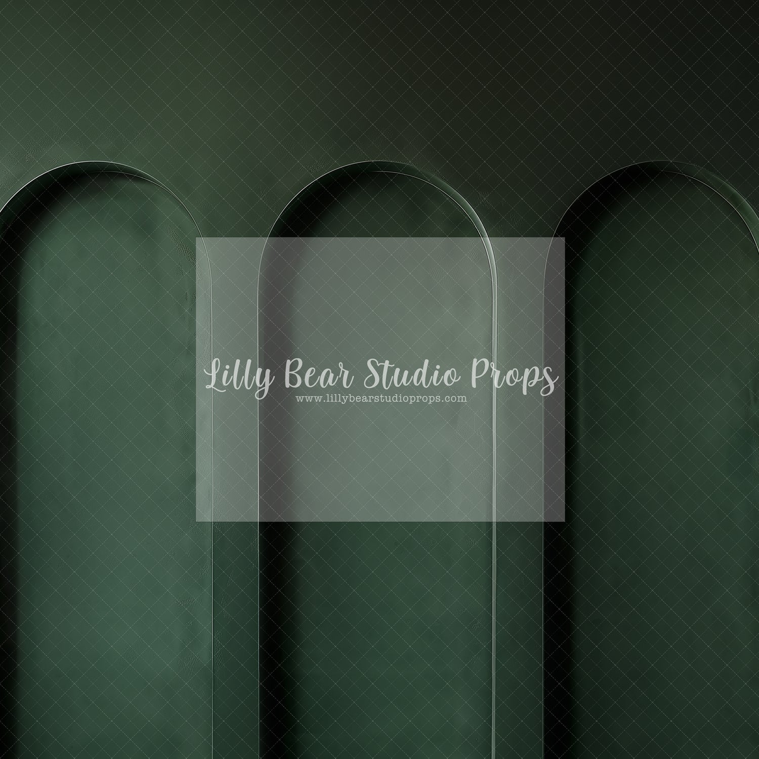 Deep Green Arch Wall