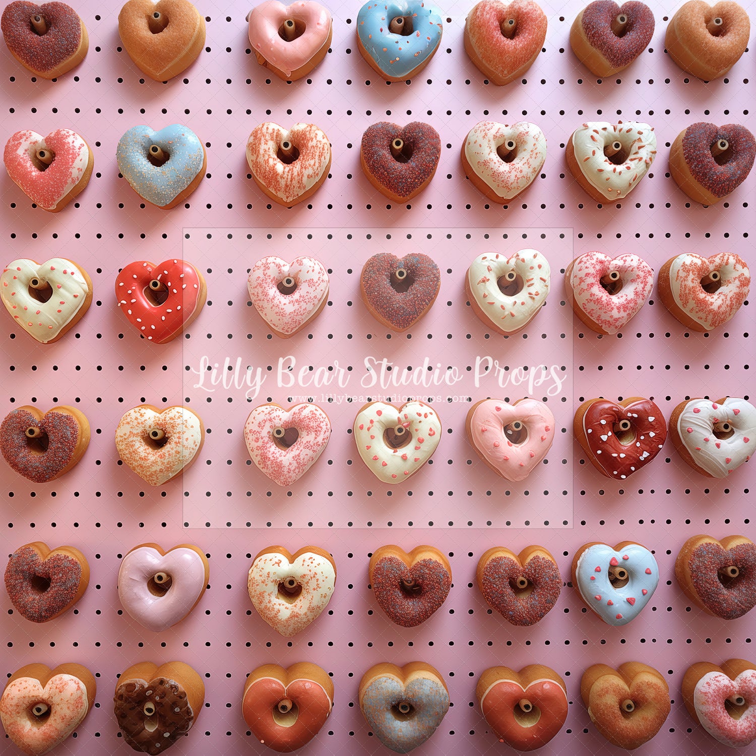 Donut Heart Wall