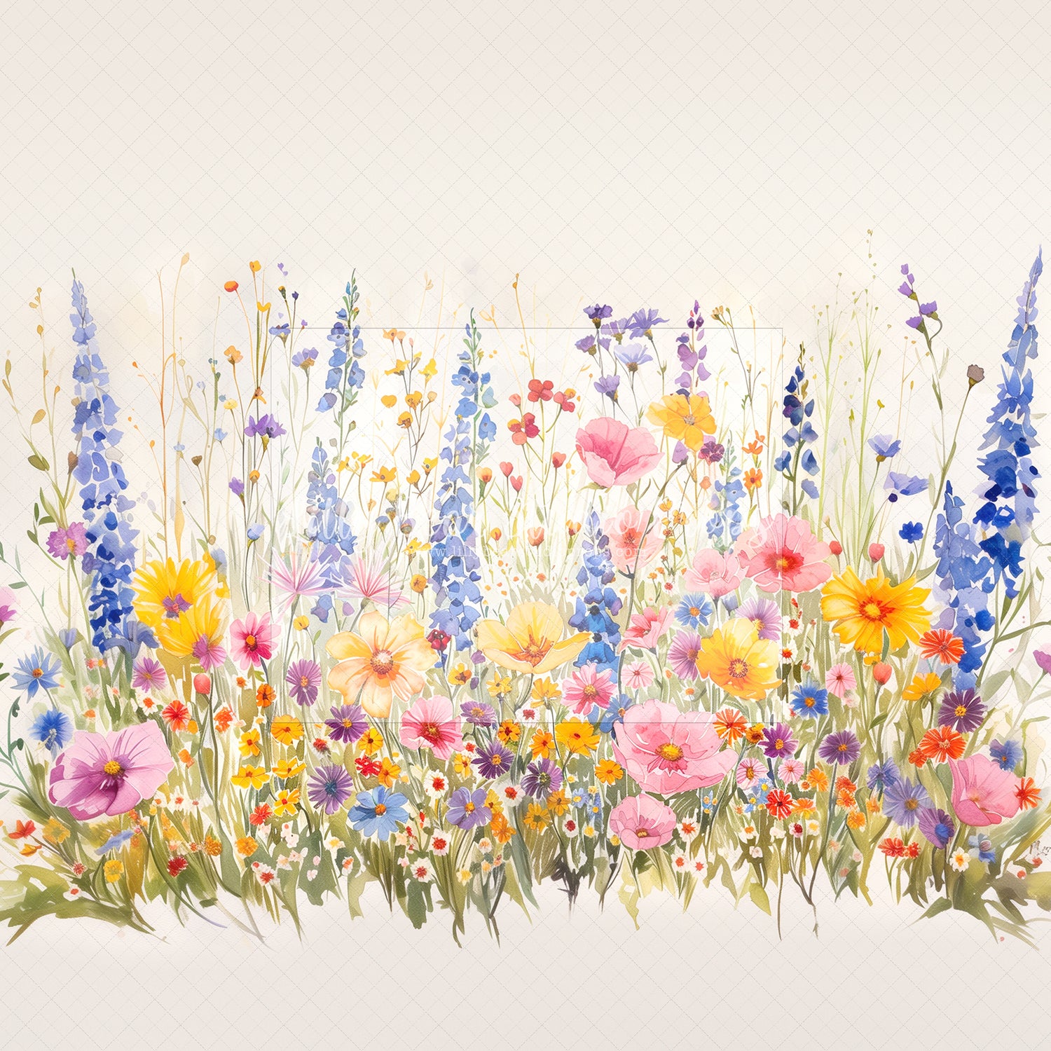 Edith Watercolour Wildflowers