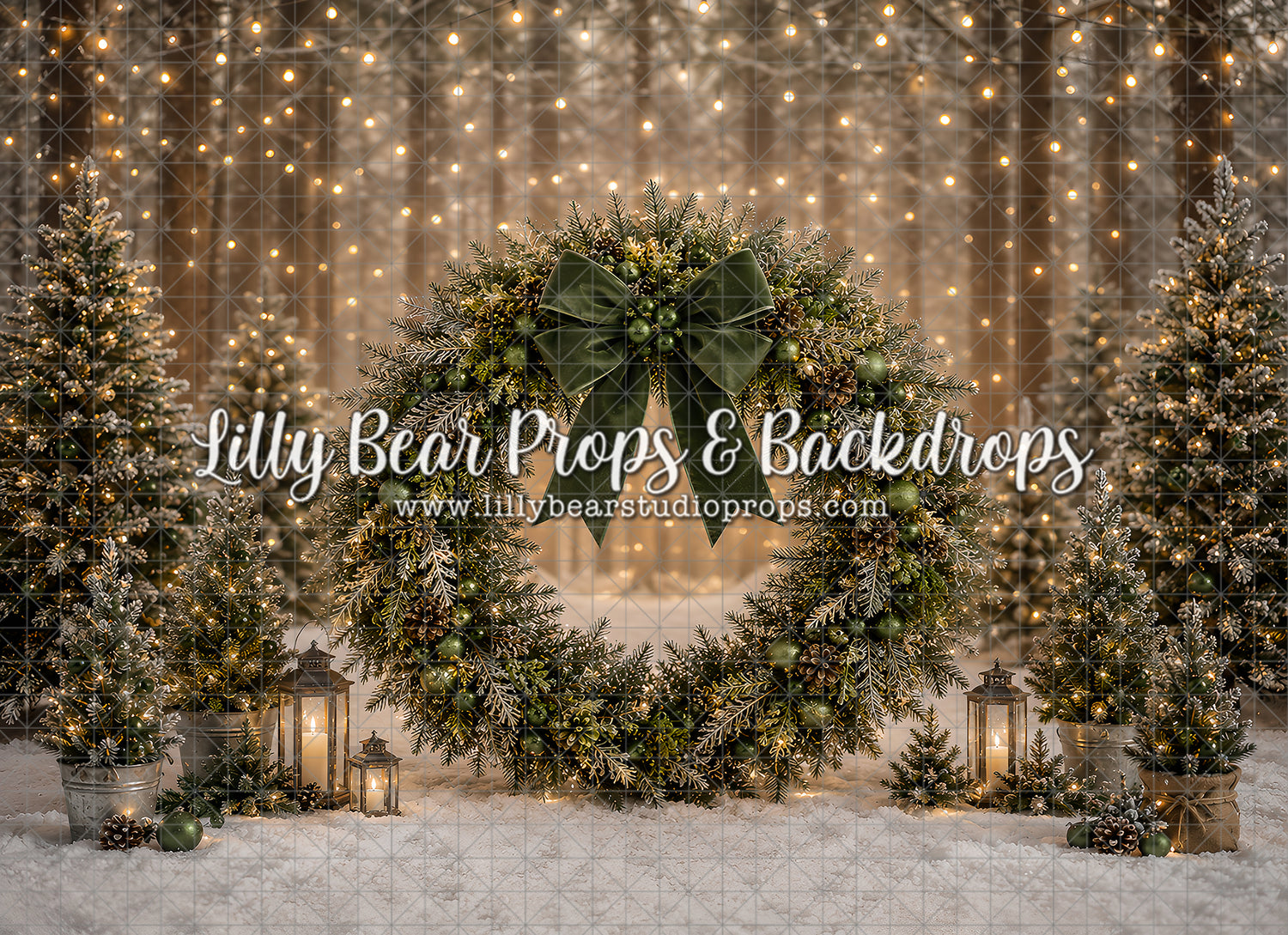 Elegant Evergreen Wreath