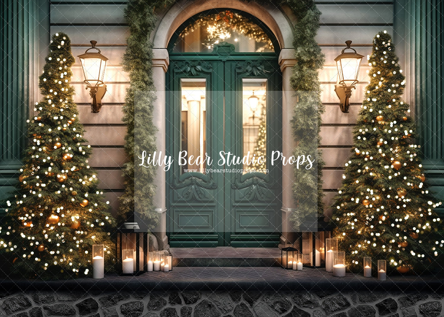Emerald Christmas Doors