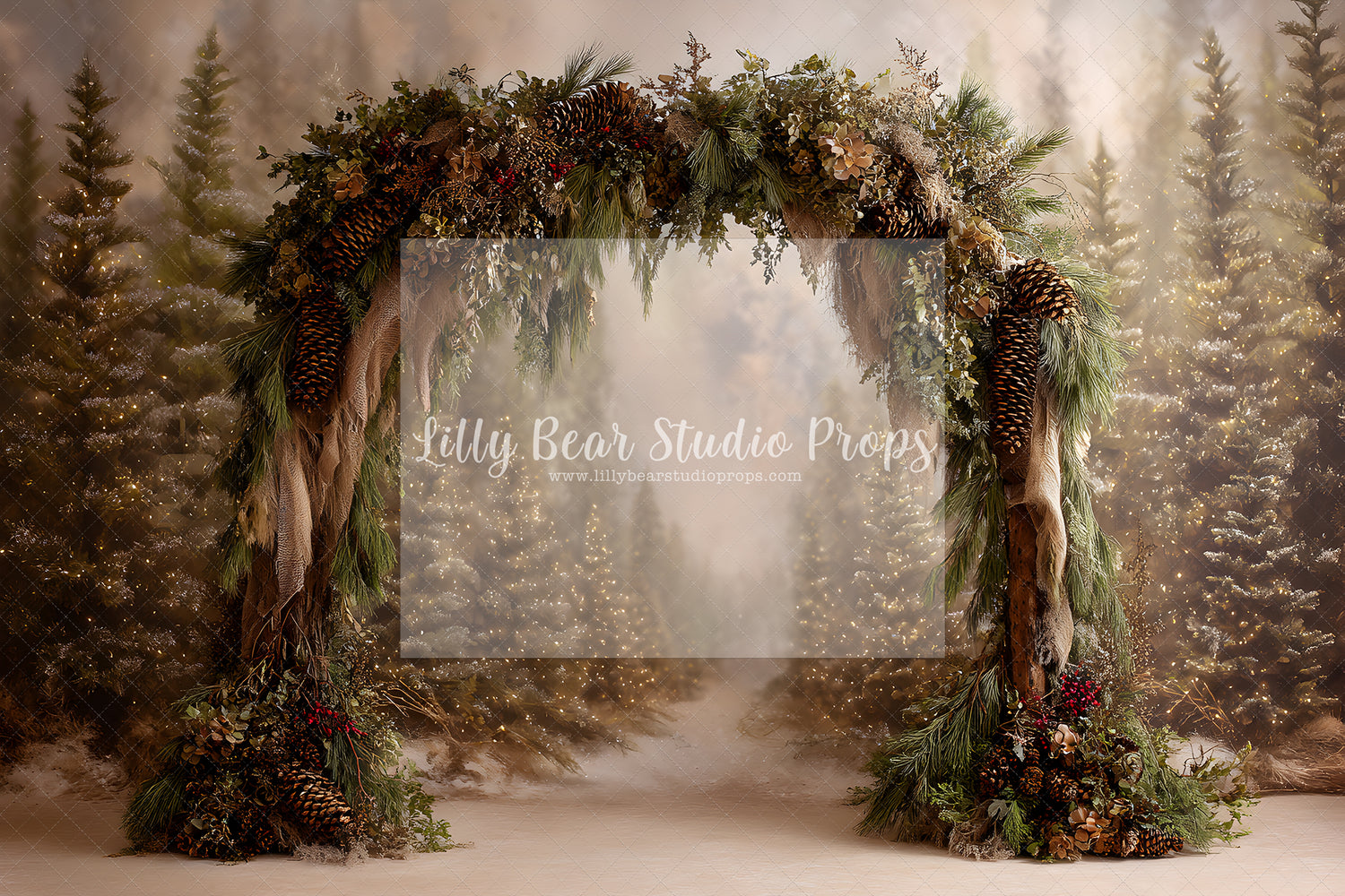 Enchanted Pine Woodland Arch
