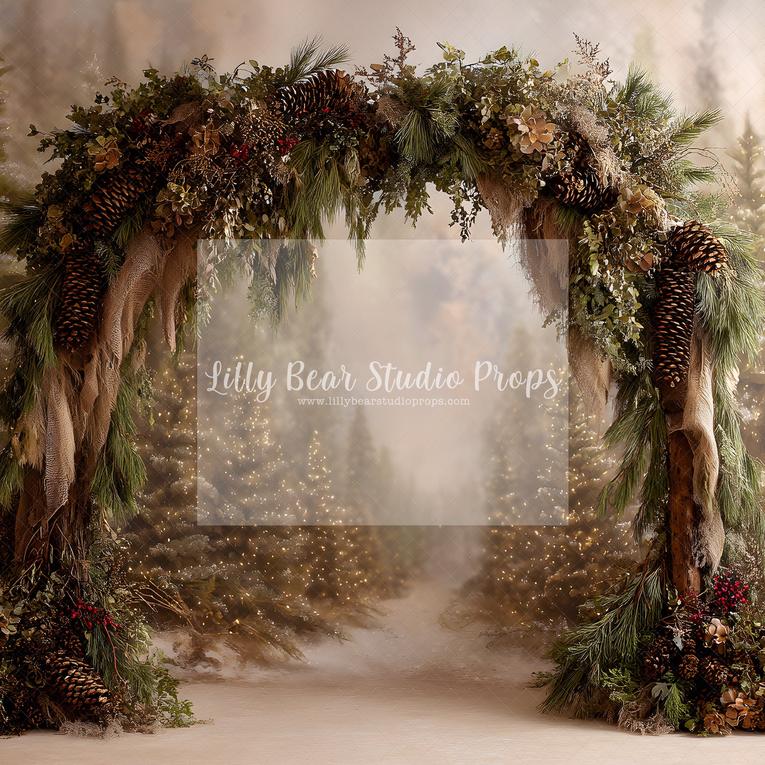 Enchanted Pine Woodland Arch